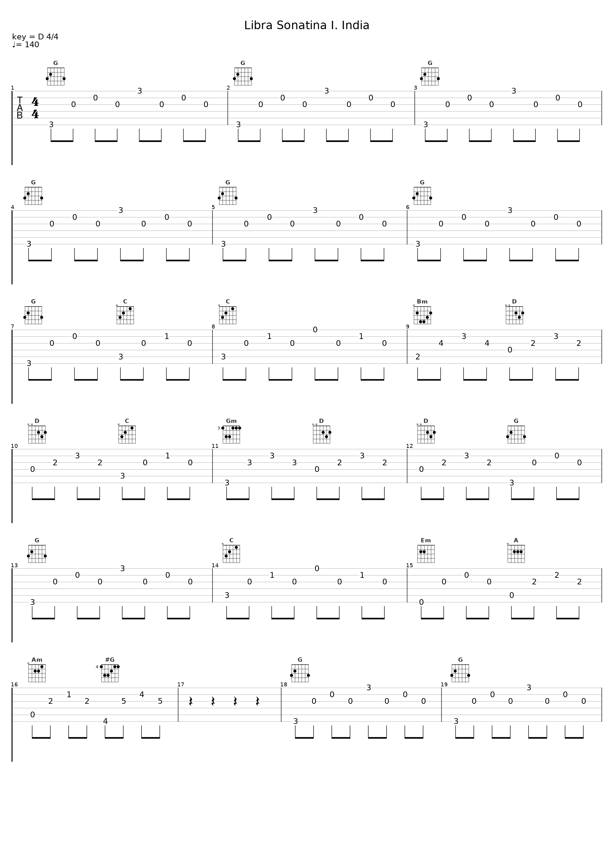 Libra Sonatina I. India_Juan Pablo Honorato,Roland Dyens_1