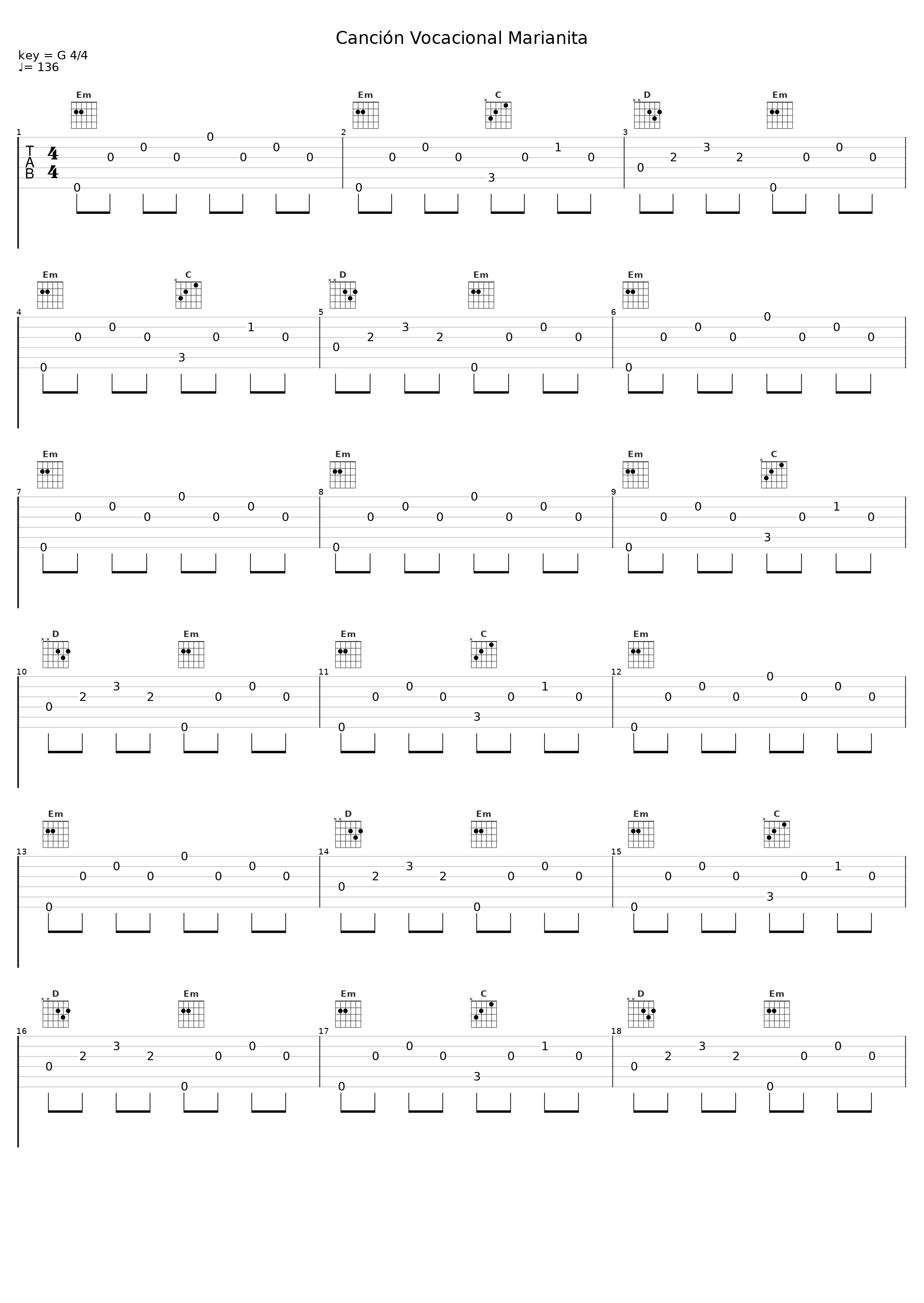 Canción Vocacional Marianita_Juan Morales Montero_1