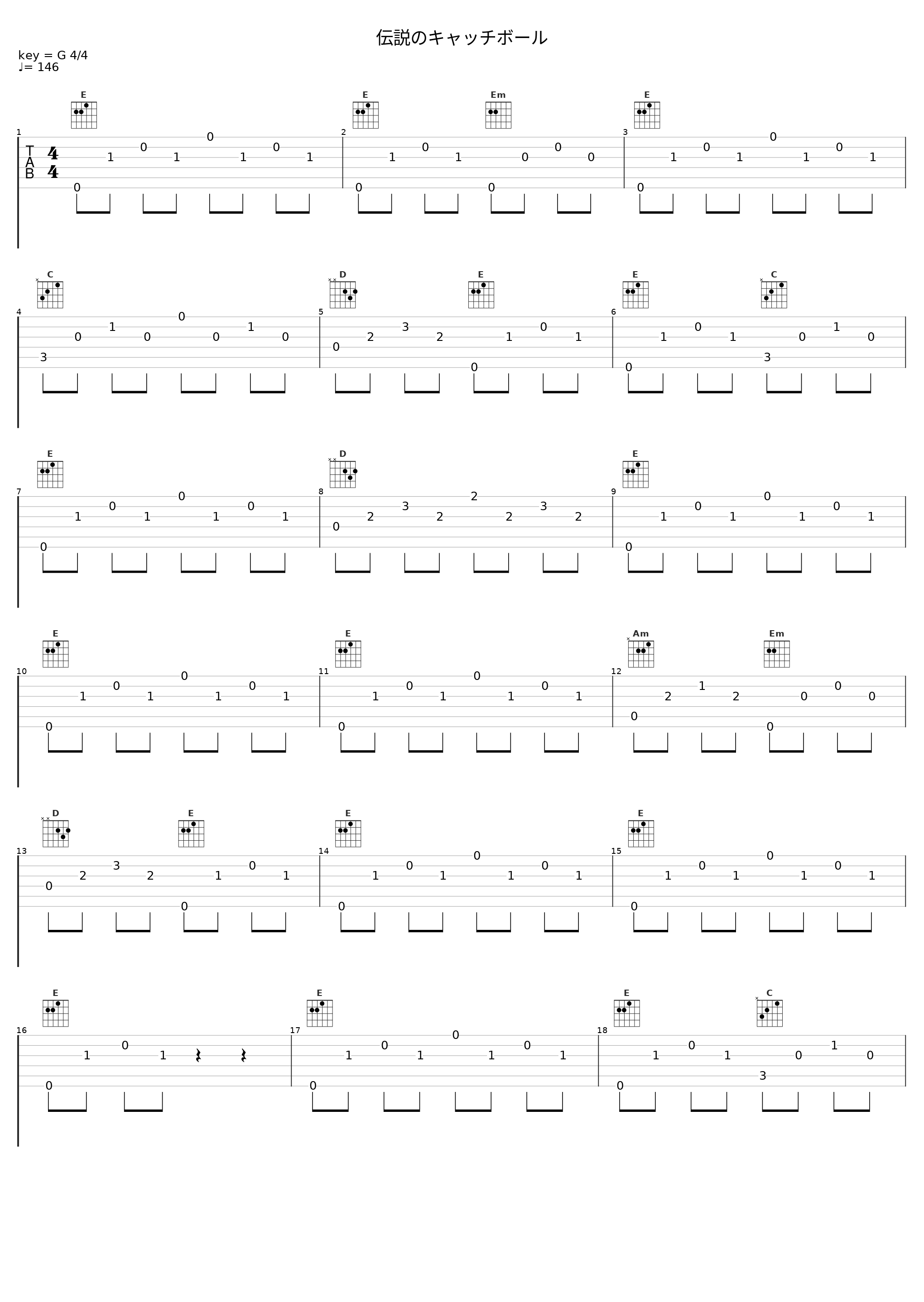 伝説のキャッチボール_Sex Machineguns_1