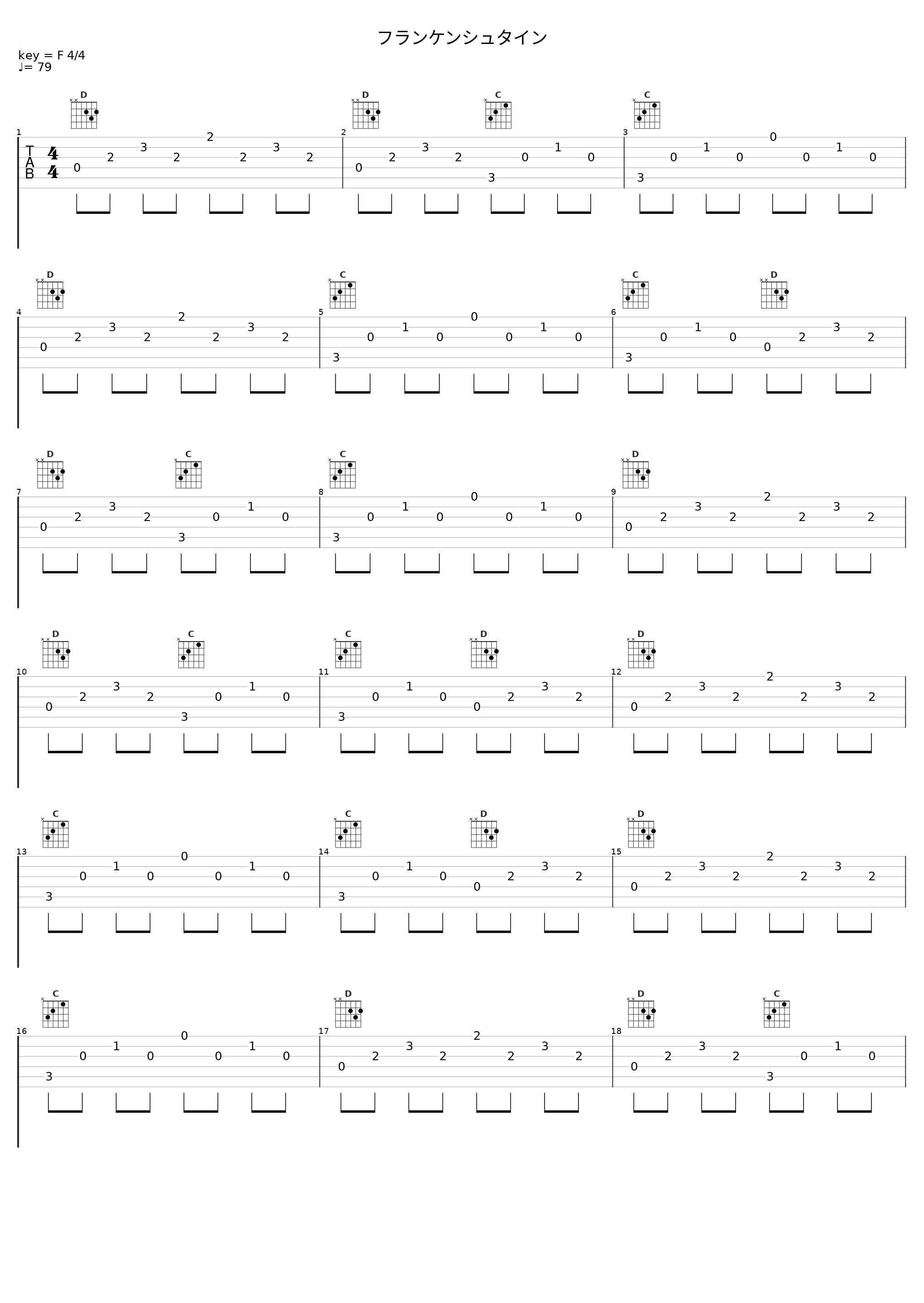 フランケンシュタイン_Sex Machineguns_1