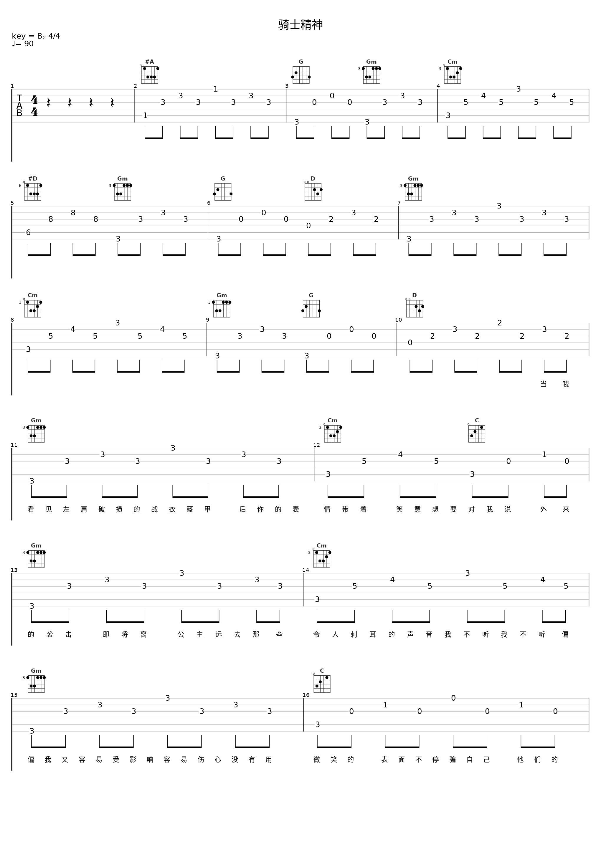 骑士精神_蔡依林_1