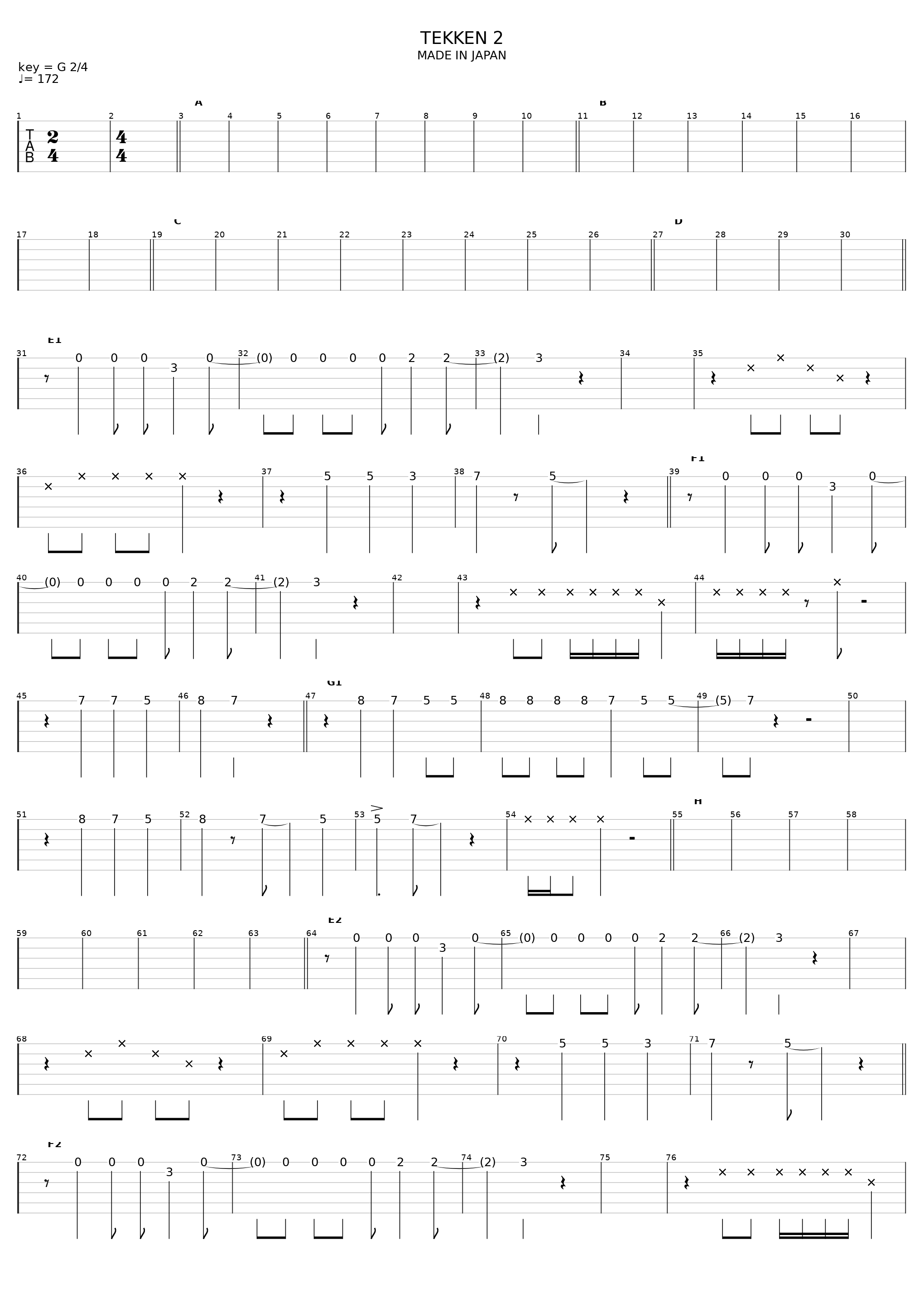 Tekken II_Sex Machineguns_1