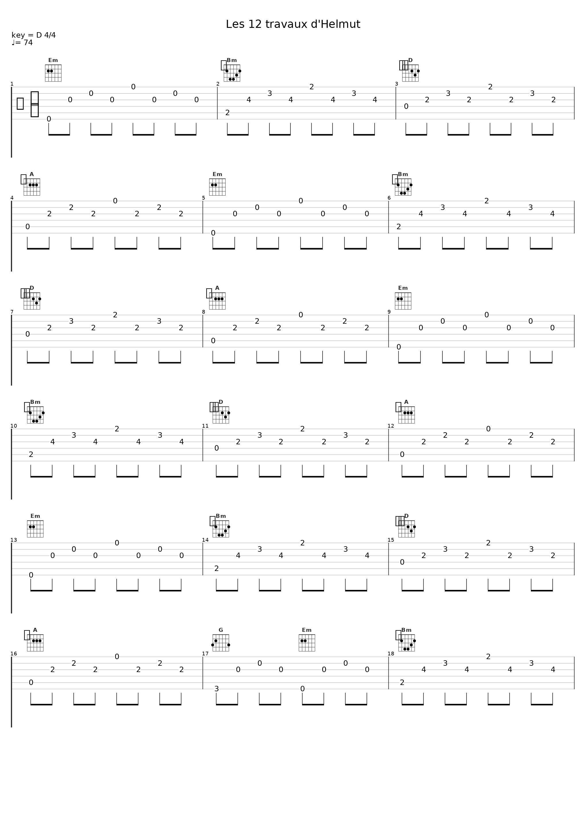 Les 12 travaux d'Helmut_La Maison Tellier_1