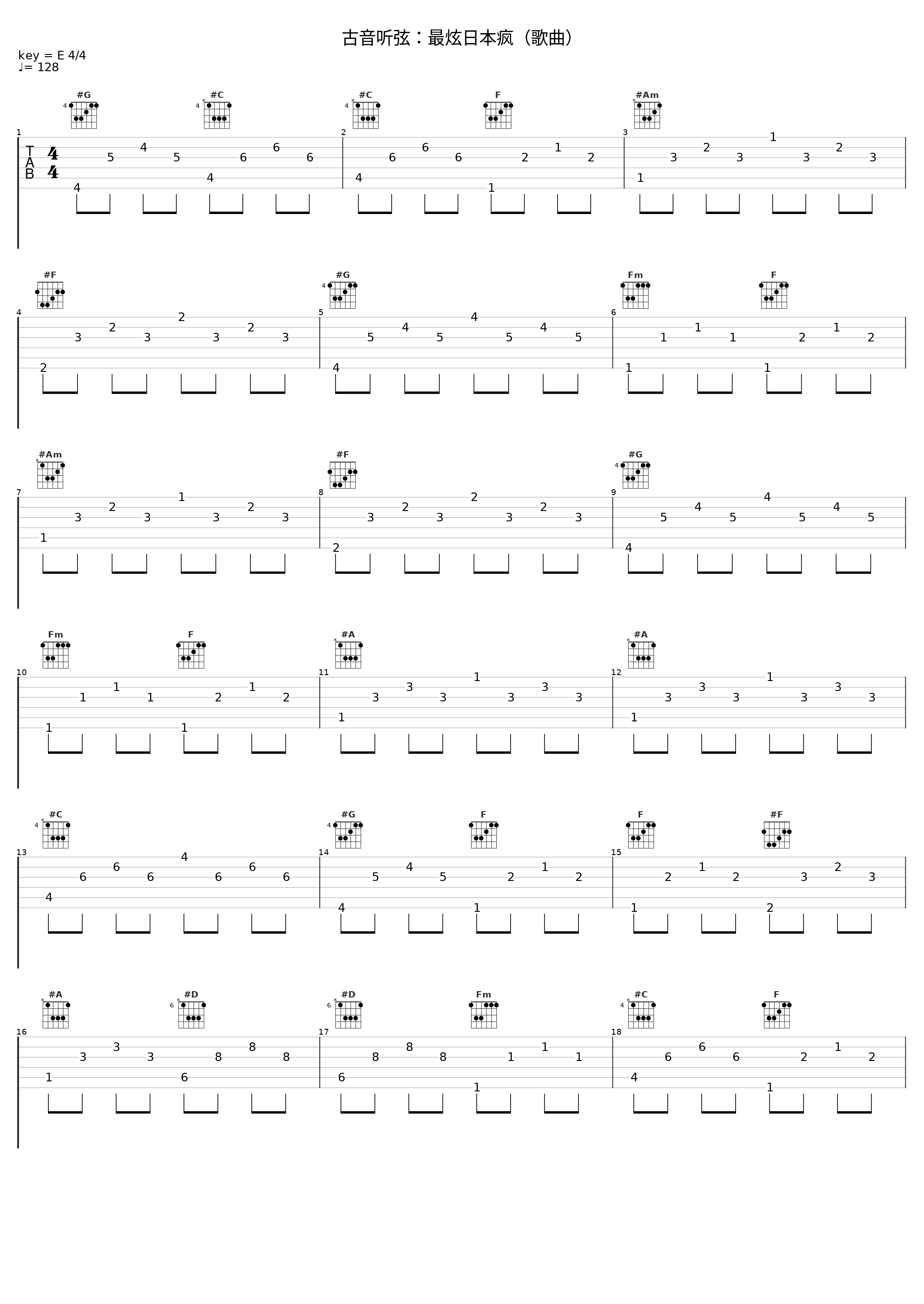 古音听弦:最炫日本疯(歌曲)_凤凰传奇_1