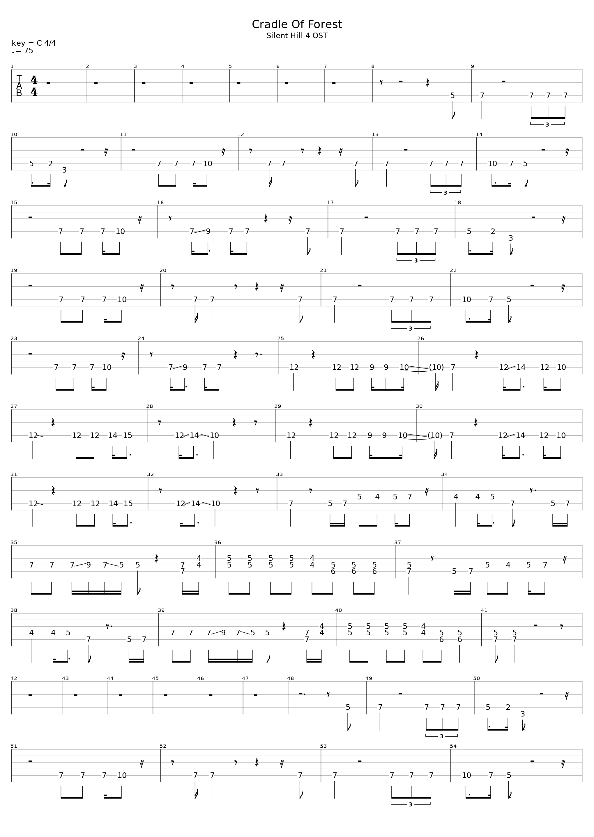 Cradel Of Forest_Akira Yamaoka_1