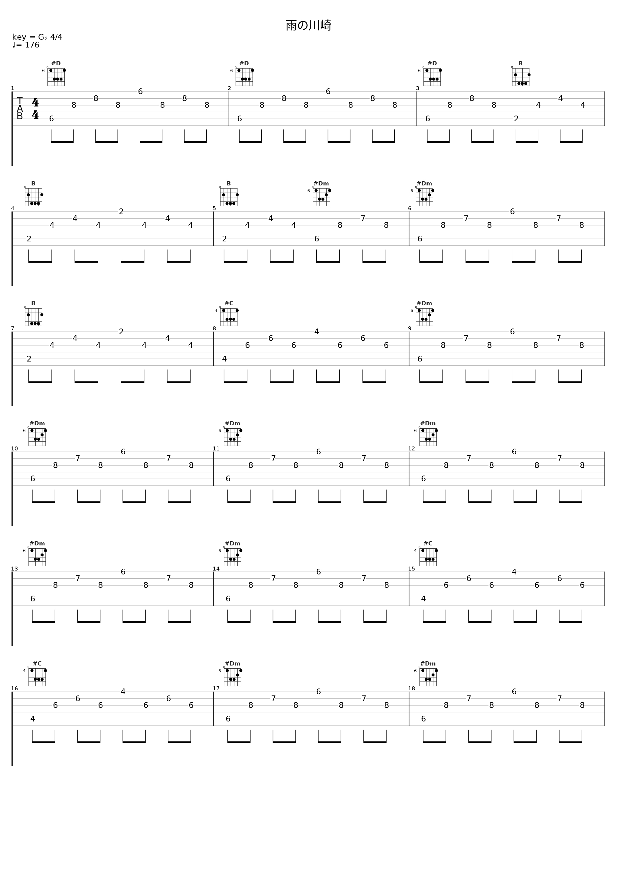 雨の川崎_Sex Machineguns_1