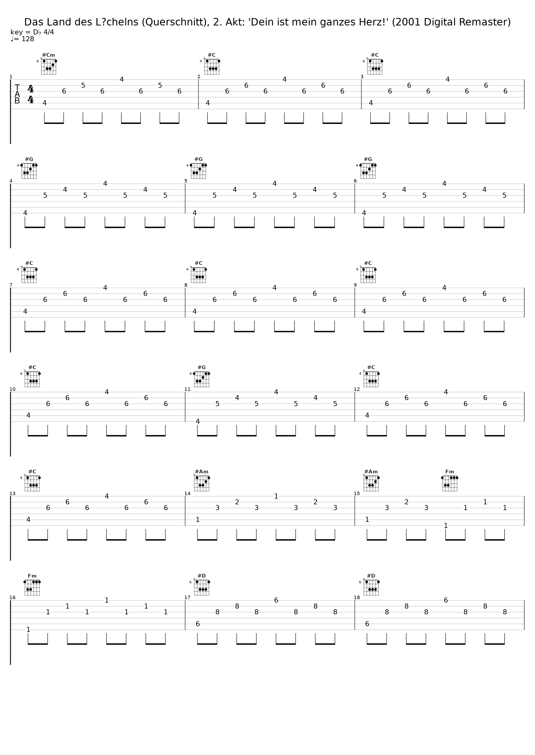 Das Land des Lächelns (Querschnitt), 2. Akt: 'Dein ist mein ganzes Herz!' (2001 Digital Remaster)_Rudolf Schock_1
