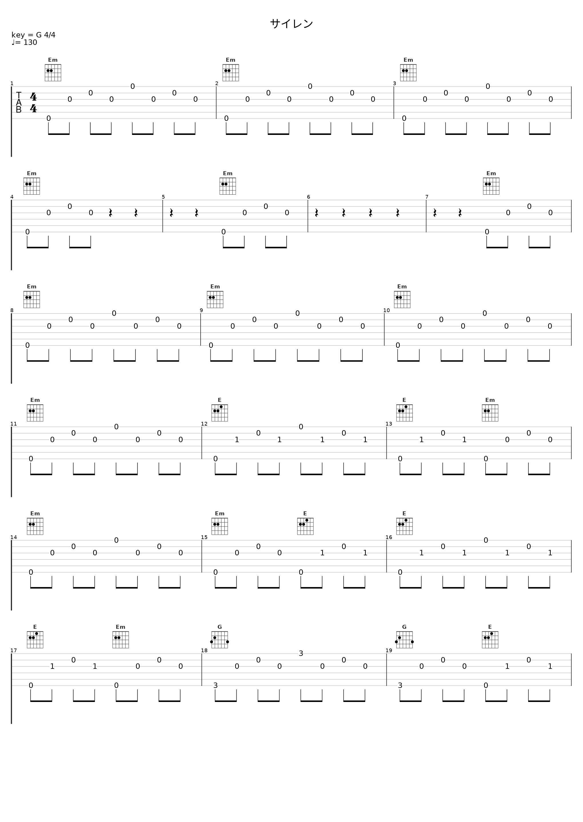 サイレン_Sex Machineguns_1