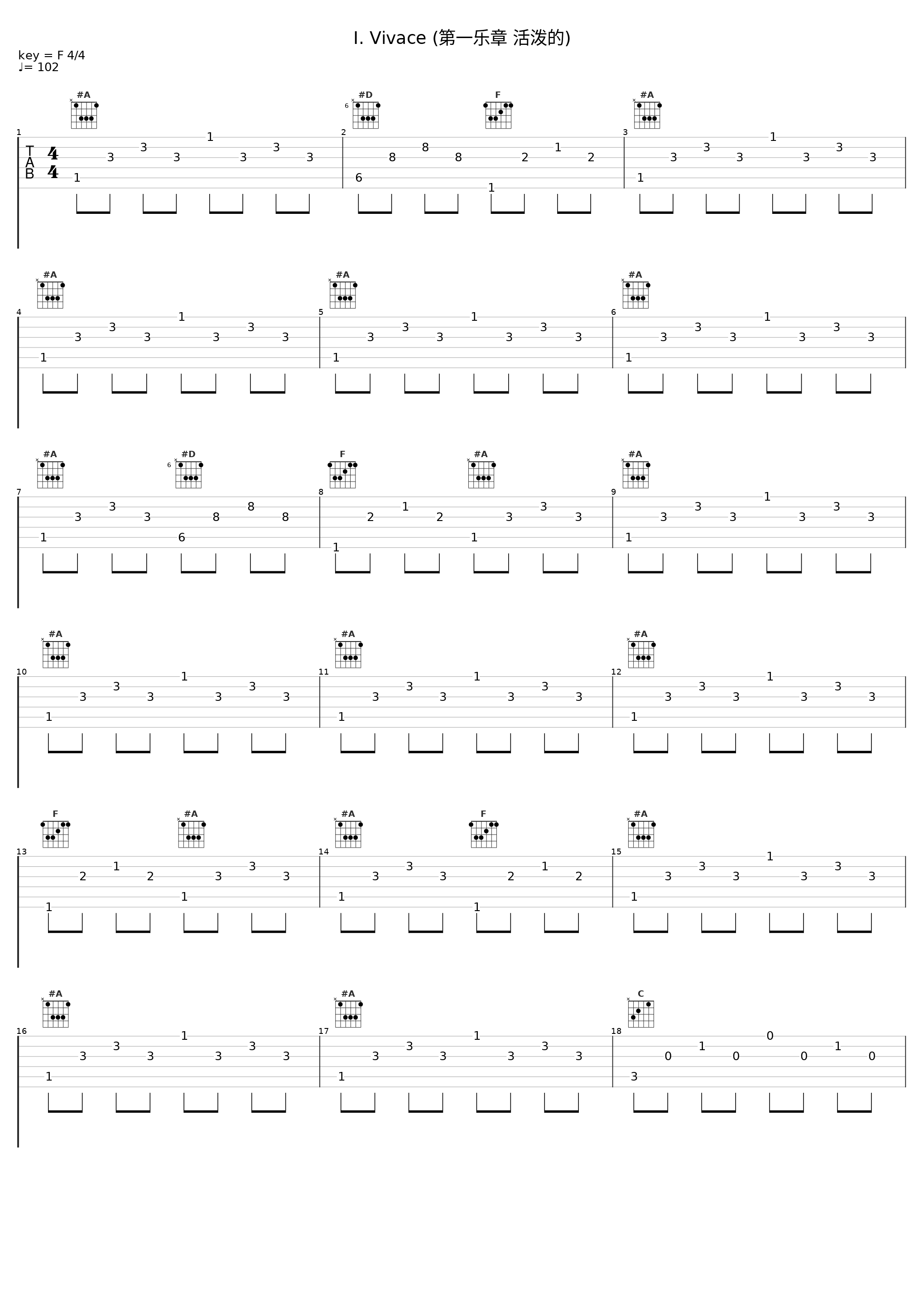 I. Vivace (第一乐章 活泼的)_Classical Artists_1