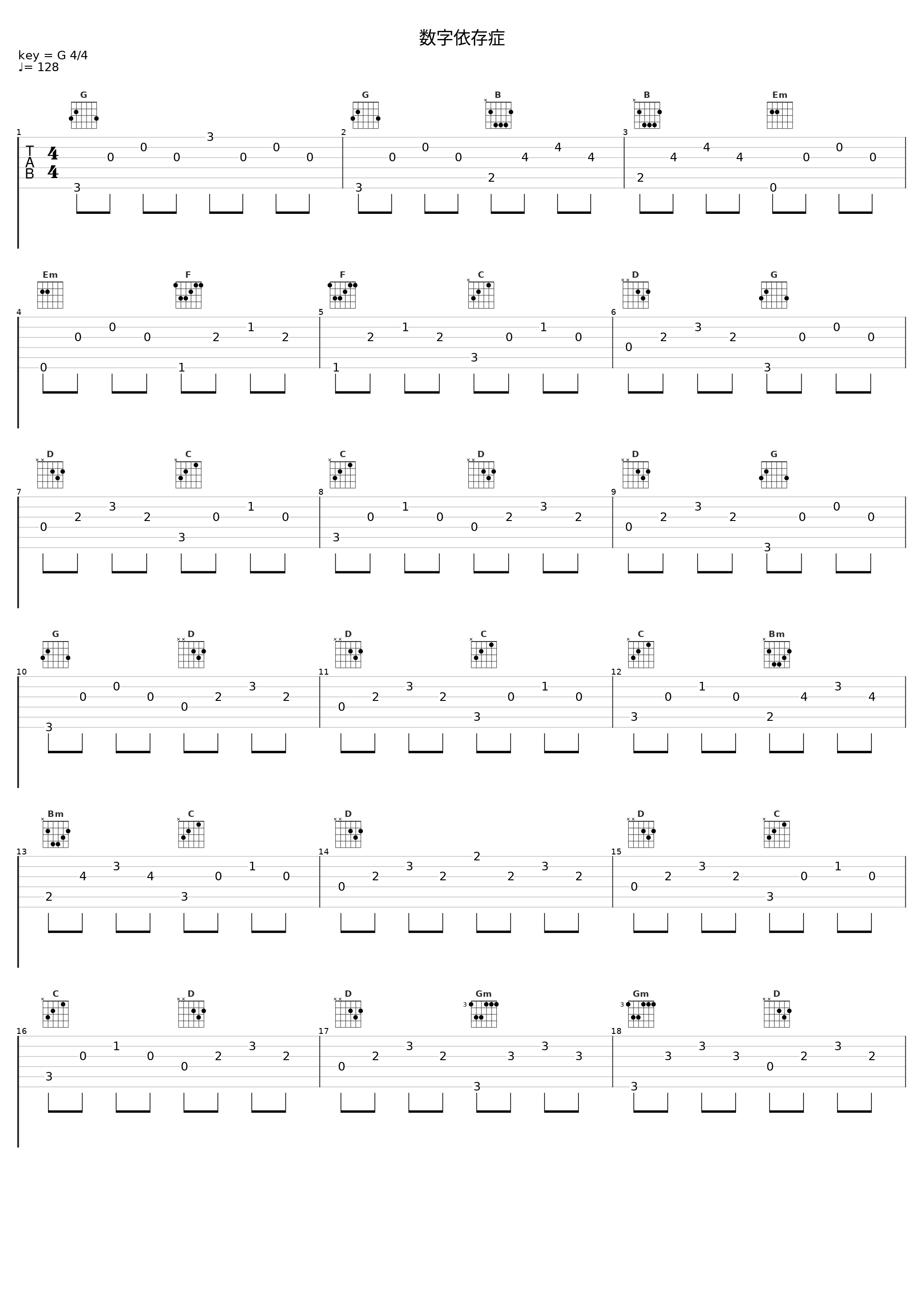 数字依存症_镜音双子_1