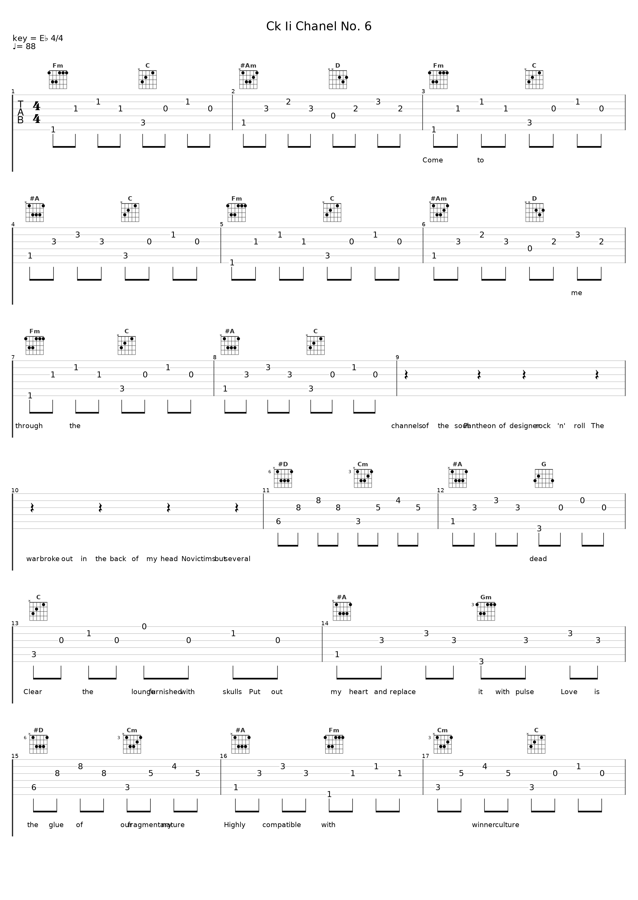 Ck Ii Chanel No. 6_Solefald_1
