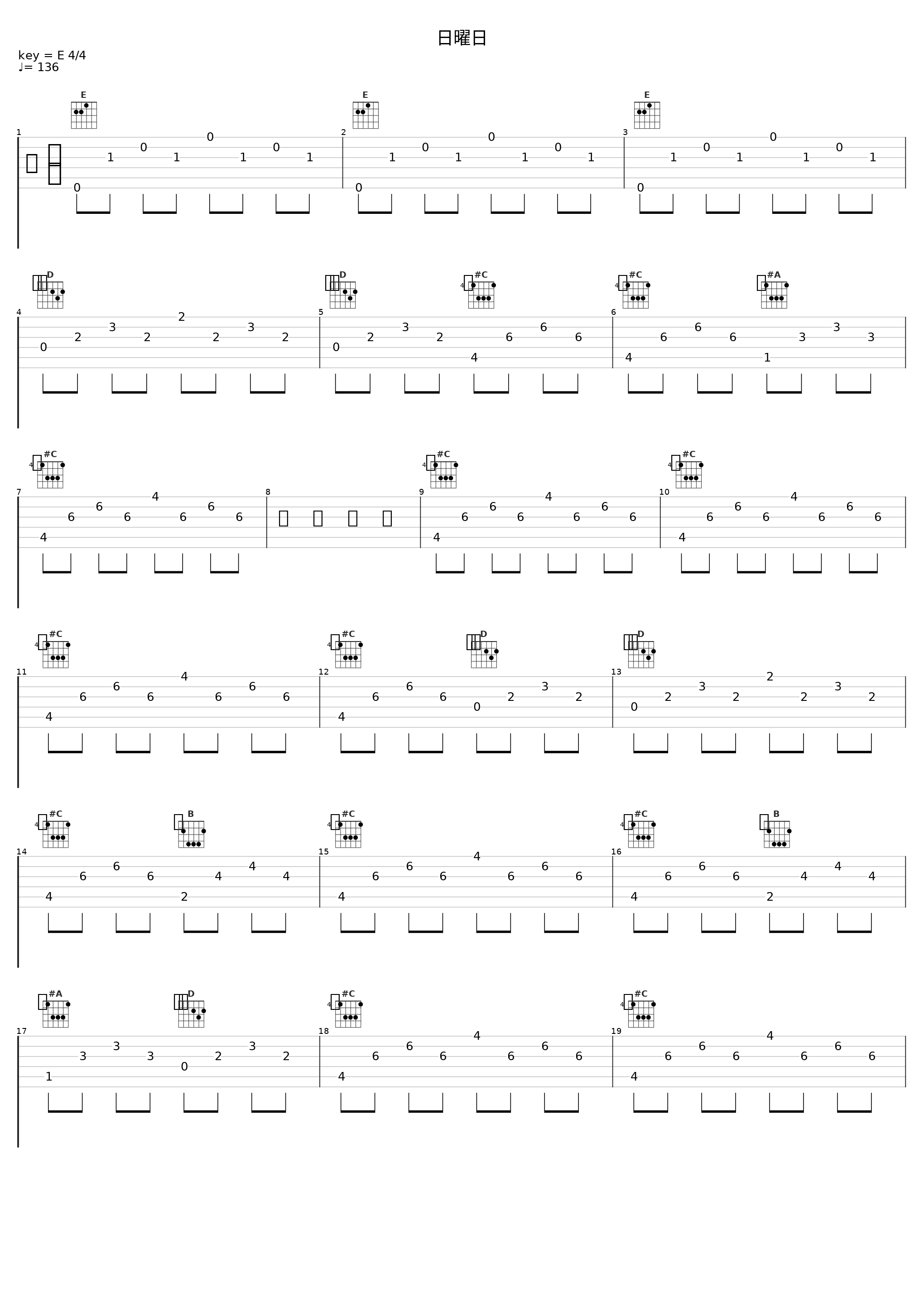 日曜日_Sex Machineguns_1