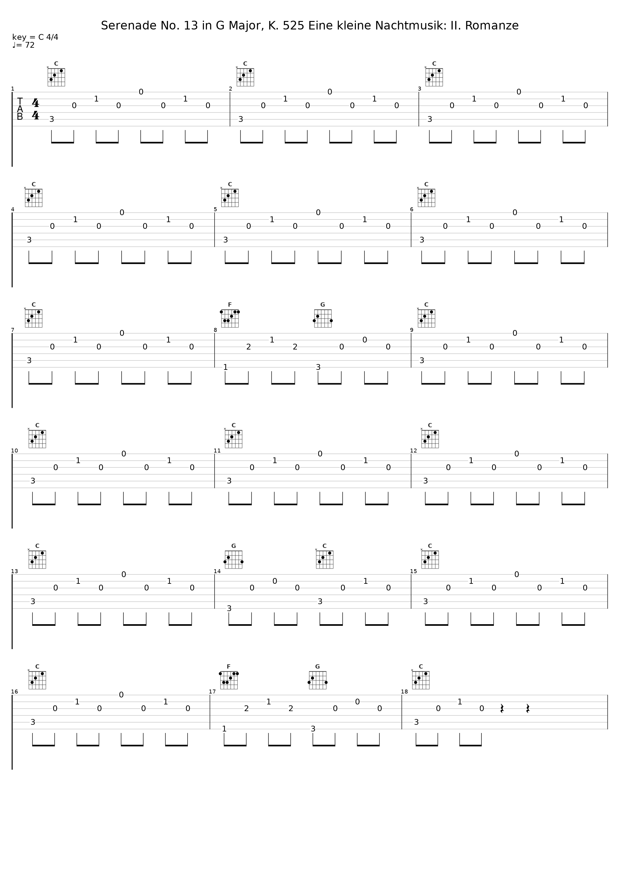 Serenade No. 13 in G Major, K. 525 Eine kleine Nachtmusik: II. Romanze_Accademia Zilinian,Eduard Fischer_1