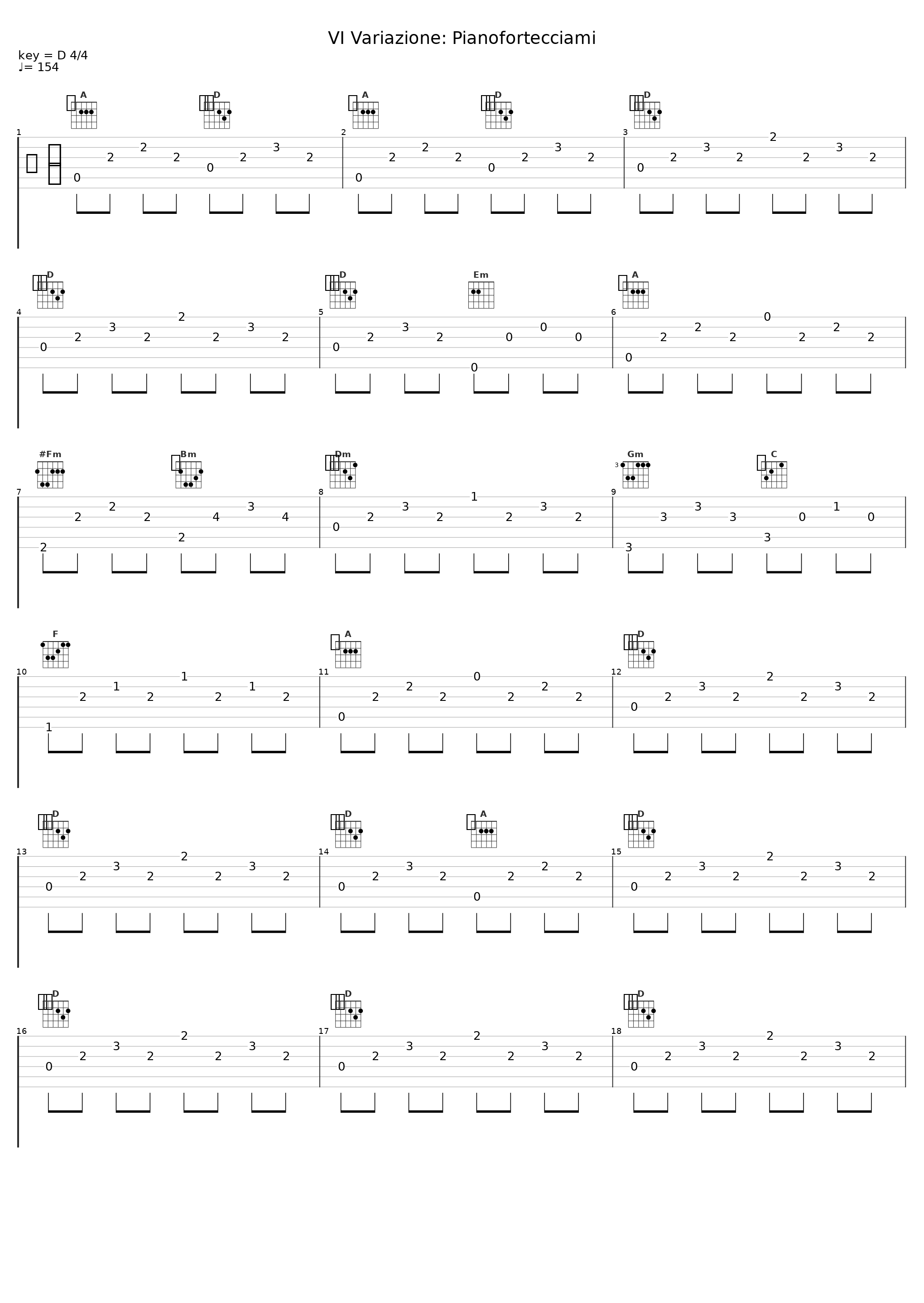 VI Variazione: Pianofortecciami_Ennio Morricone_1
