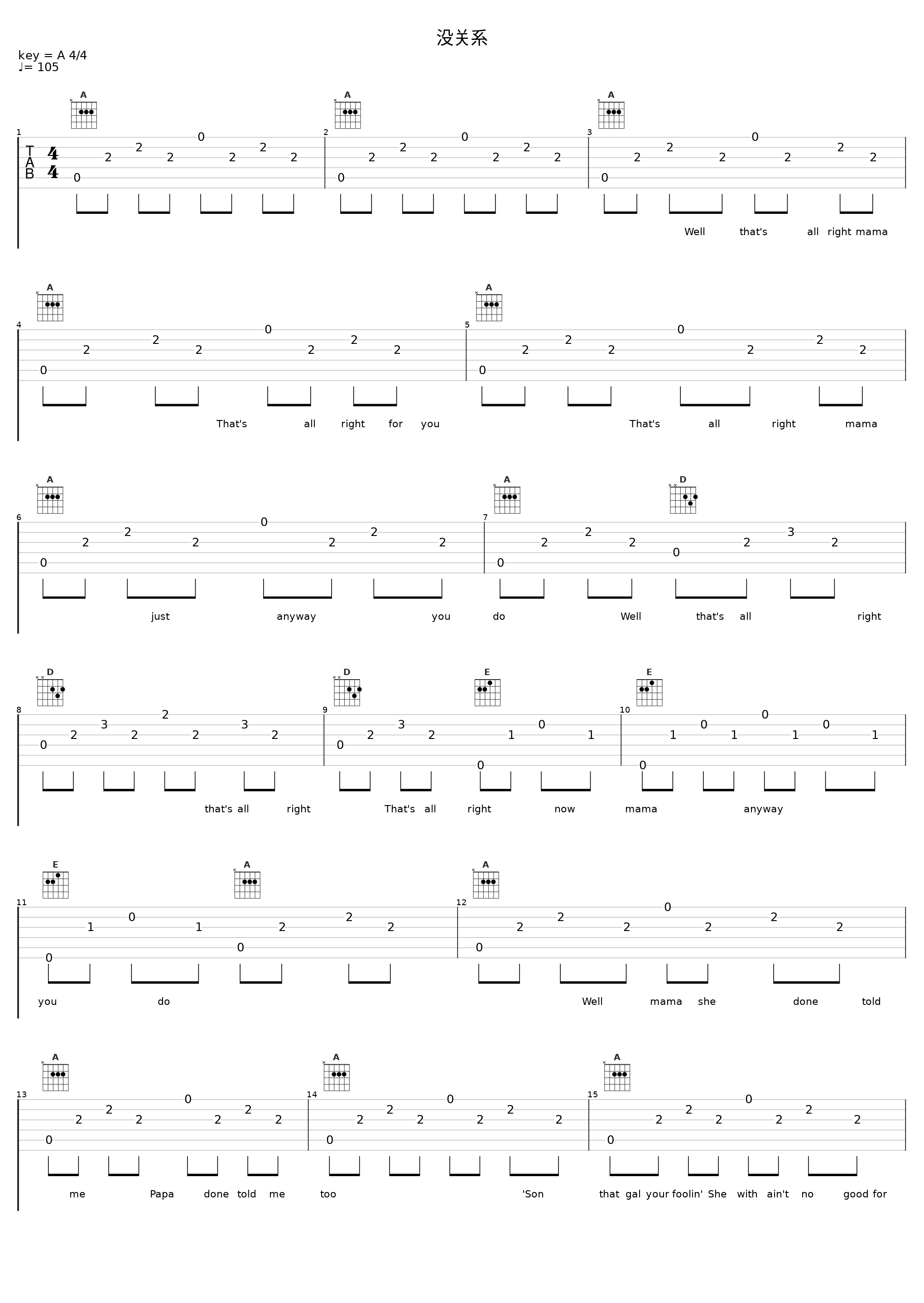 没关系_Elvis Presley_1