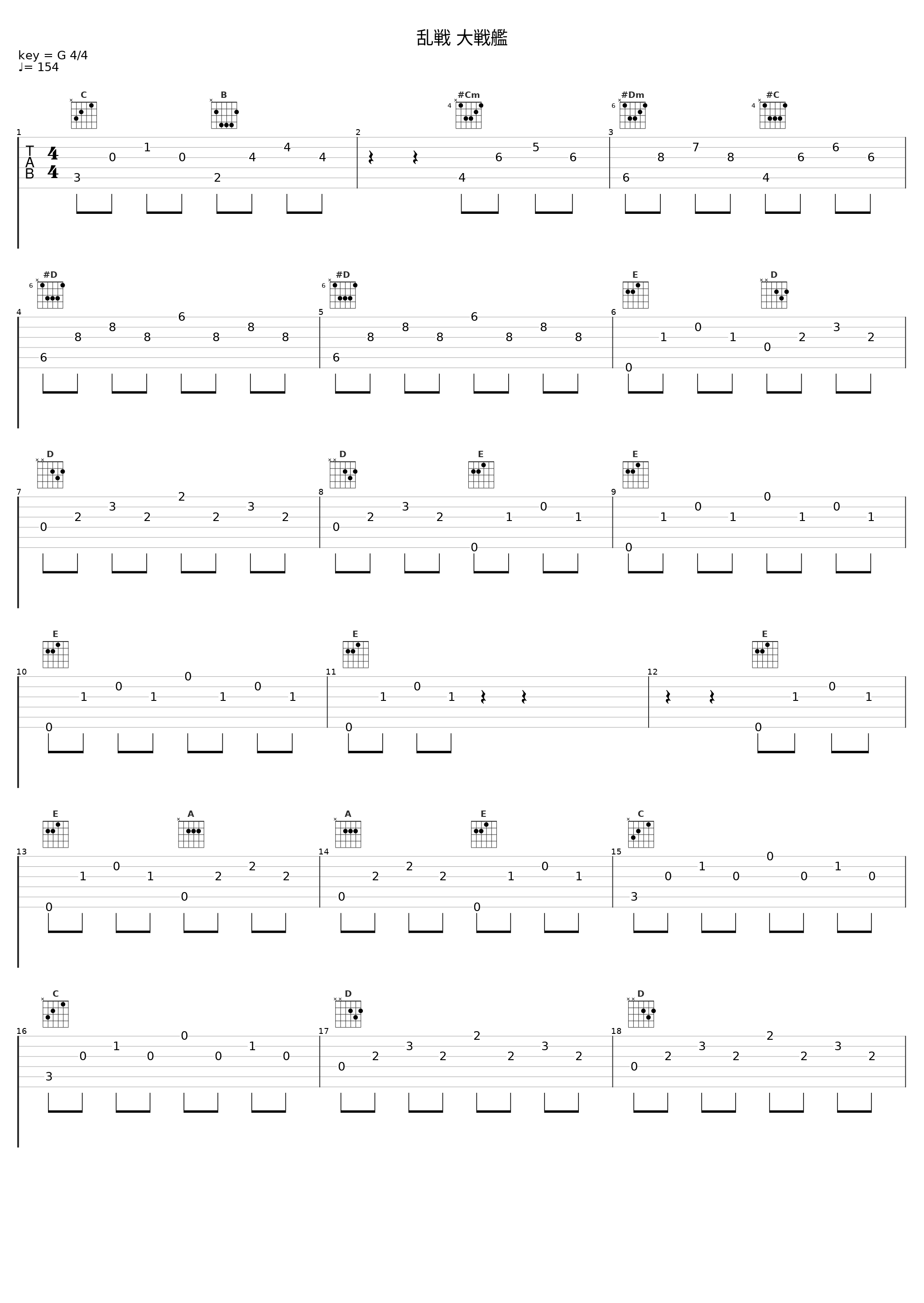 乱戦 大戦艦_佐桥俊彦_1