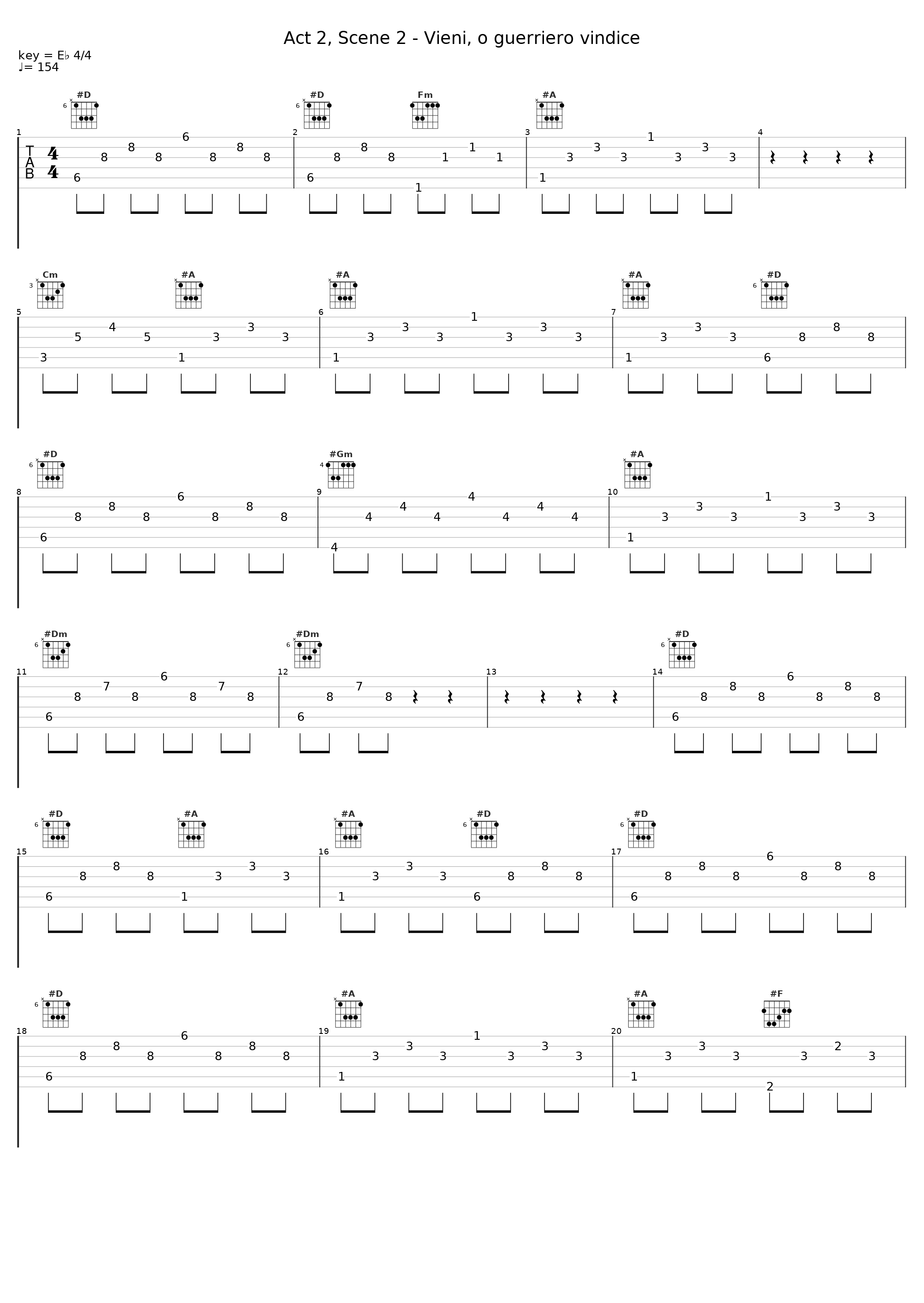 Act 2, Scene 2 - Vieni, o guerriero vindice_La Scala Chorus,La Scala Orchestra,Maria Callas,Richard Tucker,Nicola Zaccaria,Tito Gobbi,Fedora Barbieri,Tullio Serafin,Public Domain_1