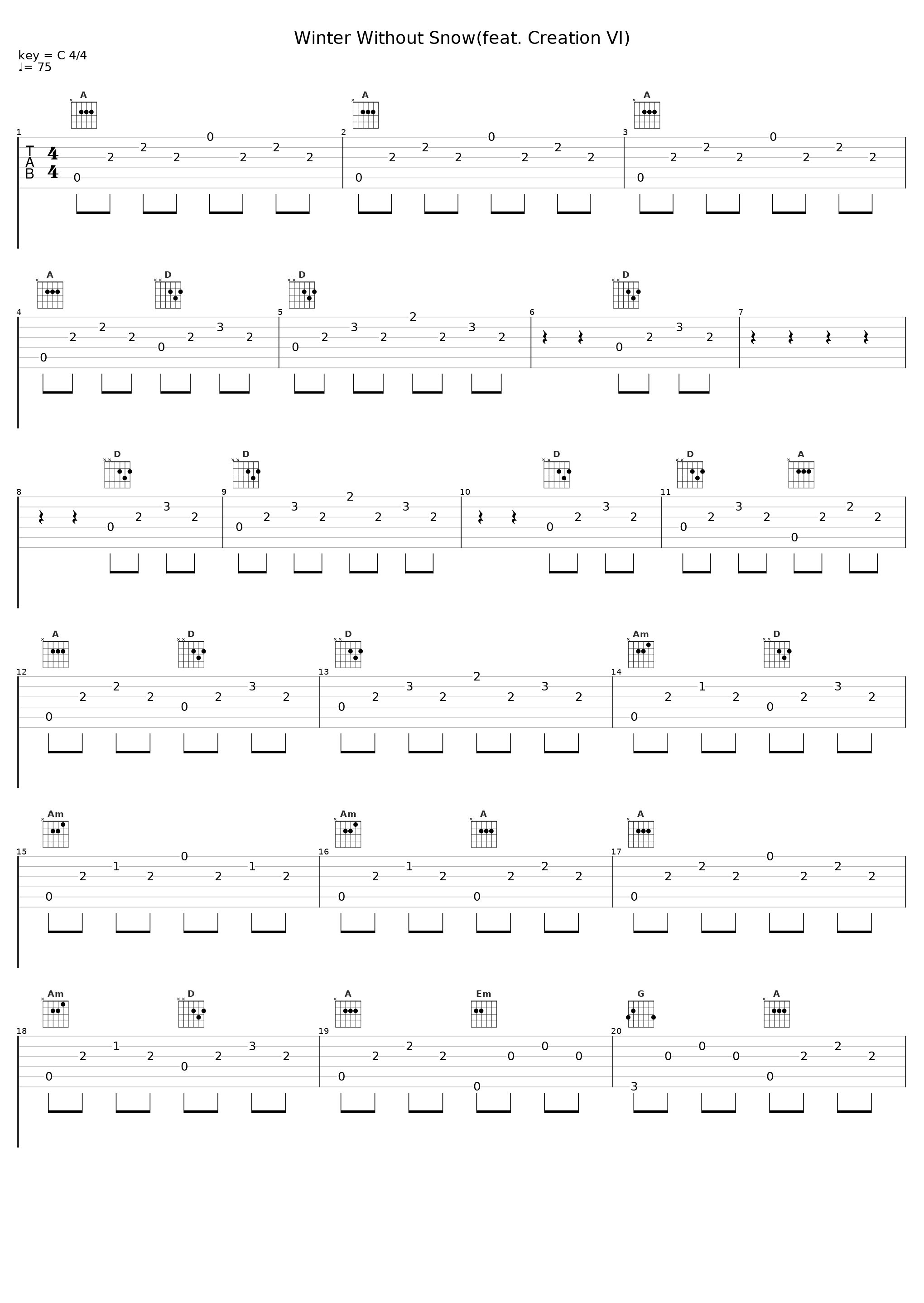 Winter Without Snow(feat. Creation VI)_Endless Melancholy,Creation VI_1