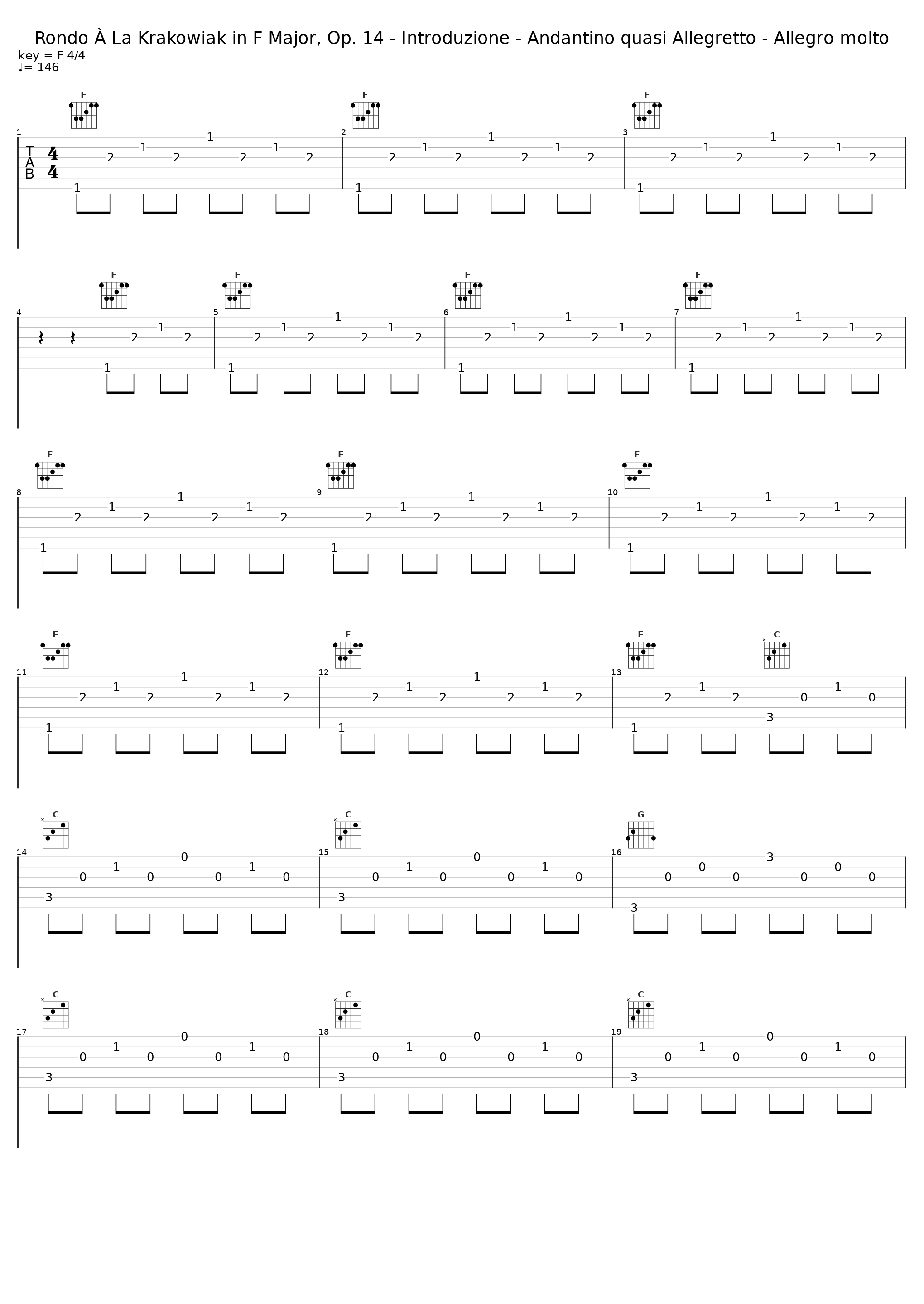 Rondo À La Krakowiak in F Major, Op. 14 - Introduzione - Andantino quasi Allegretto - Allegro molto_Jan Lisiecki,NDR Symphony Orchestra,Krzysztof Urbański_1