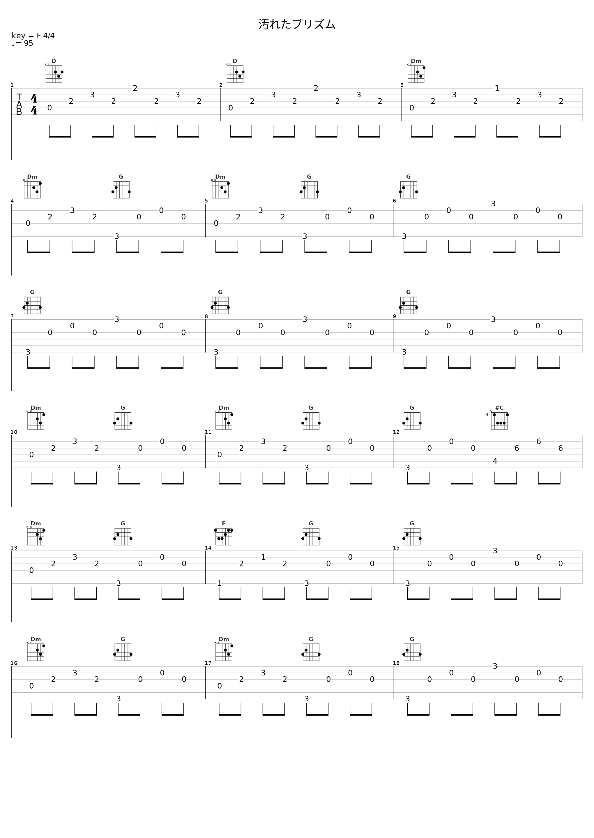 汚れたプリズム_におP,镜音铃_1