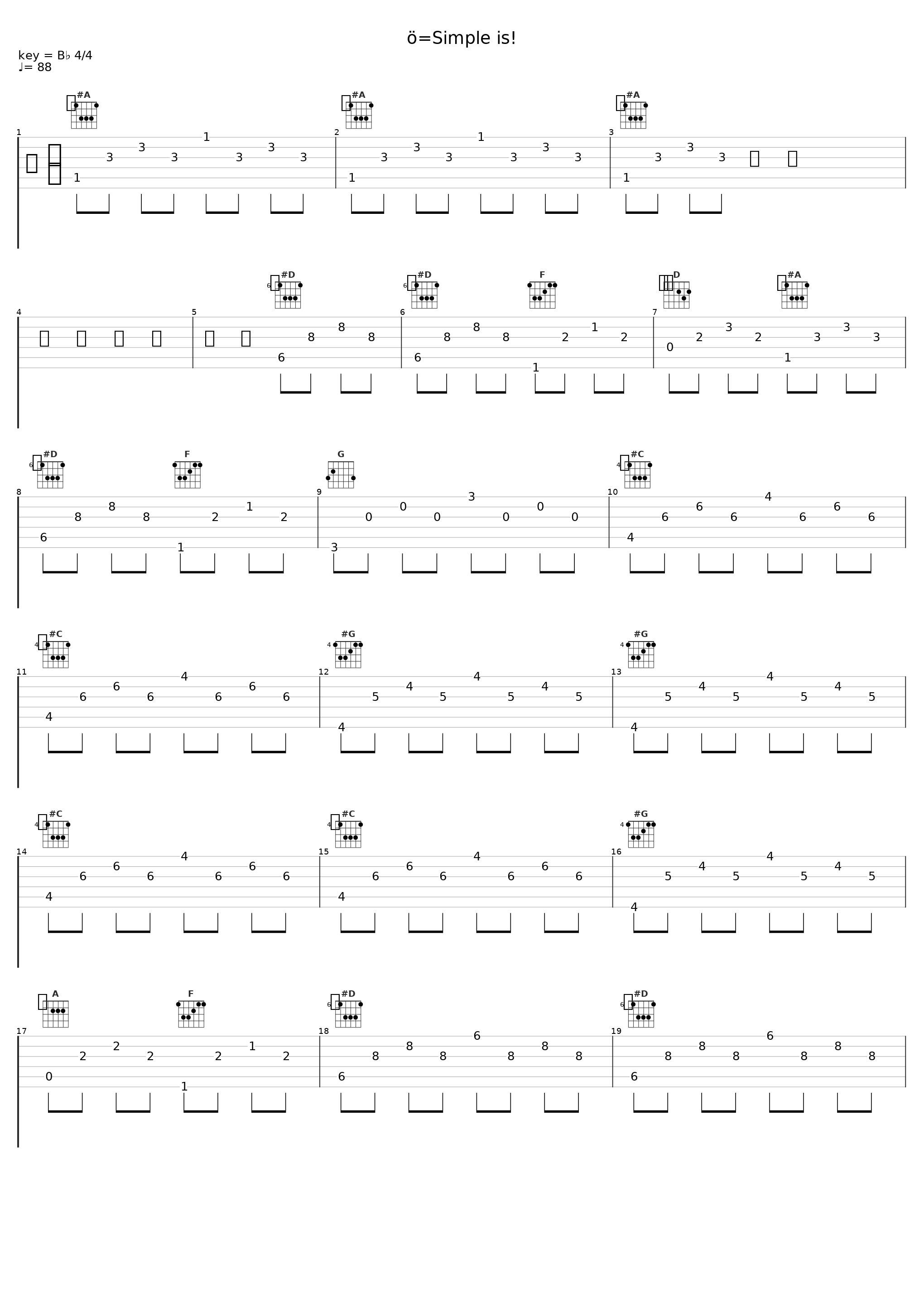 ö=Simple is!_Cö shu Nie_1