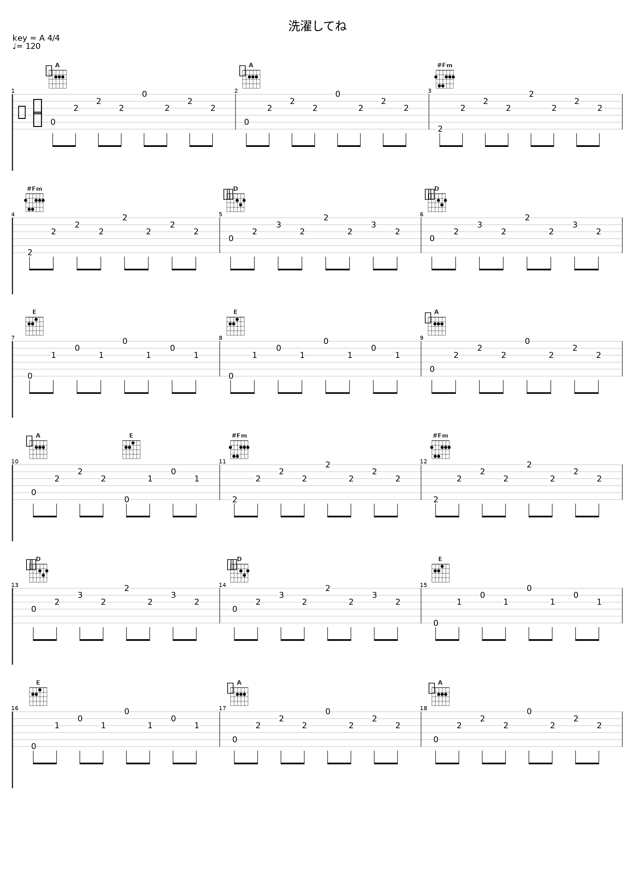 洗濯してね_Sex Machineguns_1