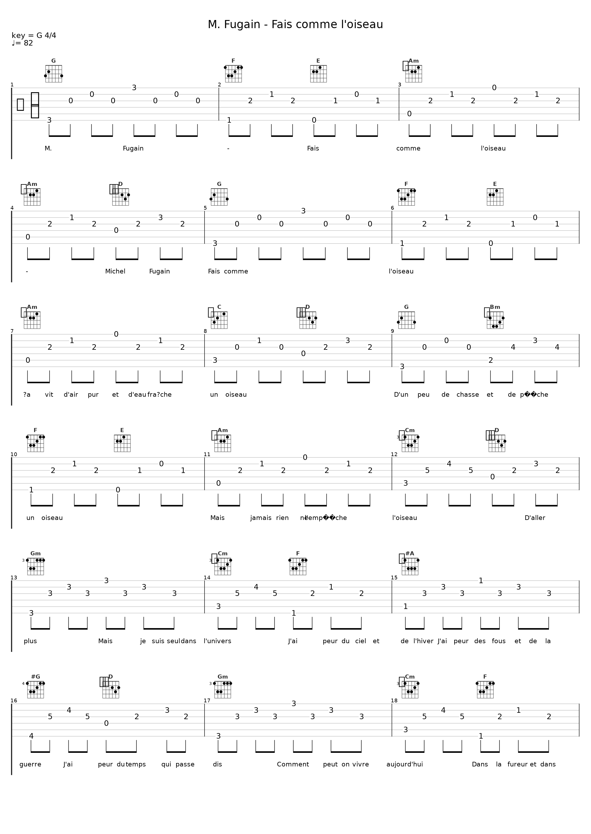 M. Fugain - Fais comme l'oiseau_Michel Fugain_1
