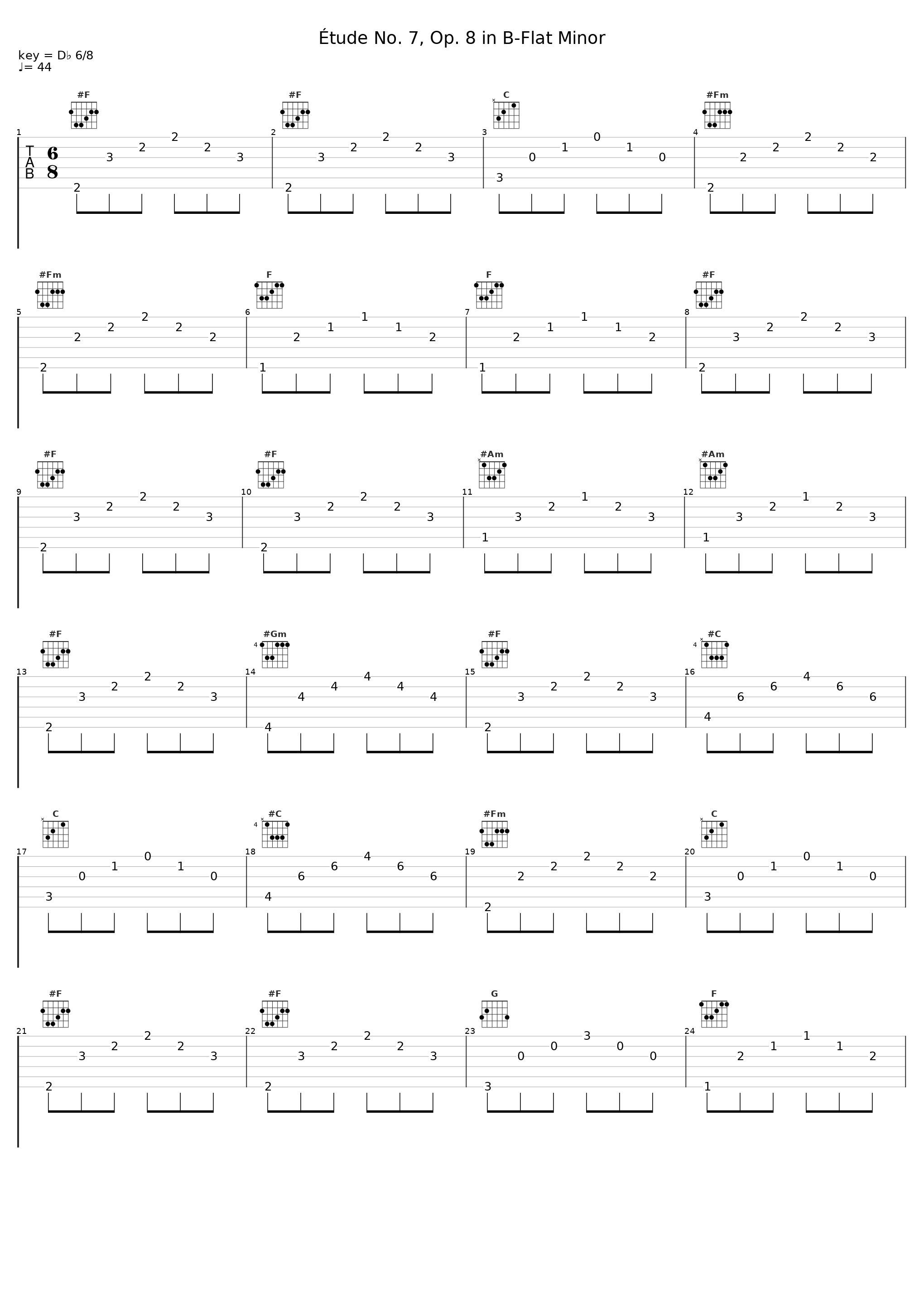 Étude No. 7, Op. 8 in B-Flat Minor_Gustaf Oloveson_1