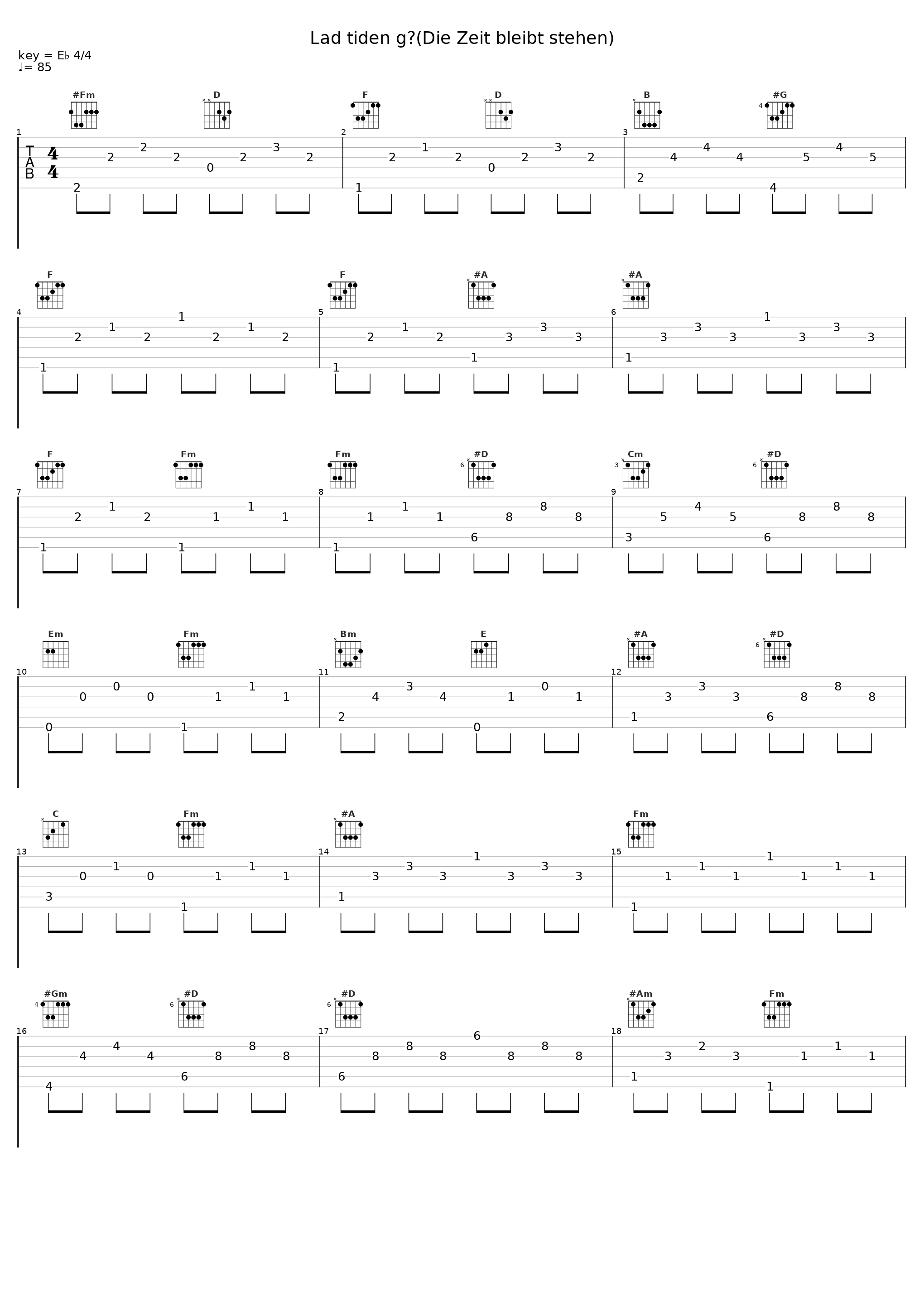 Lad tiden gå(Die Zeit bleibt stehen)_Gustav Winckler_1