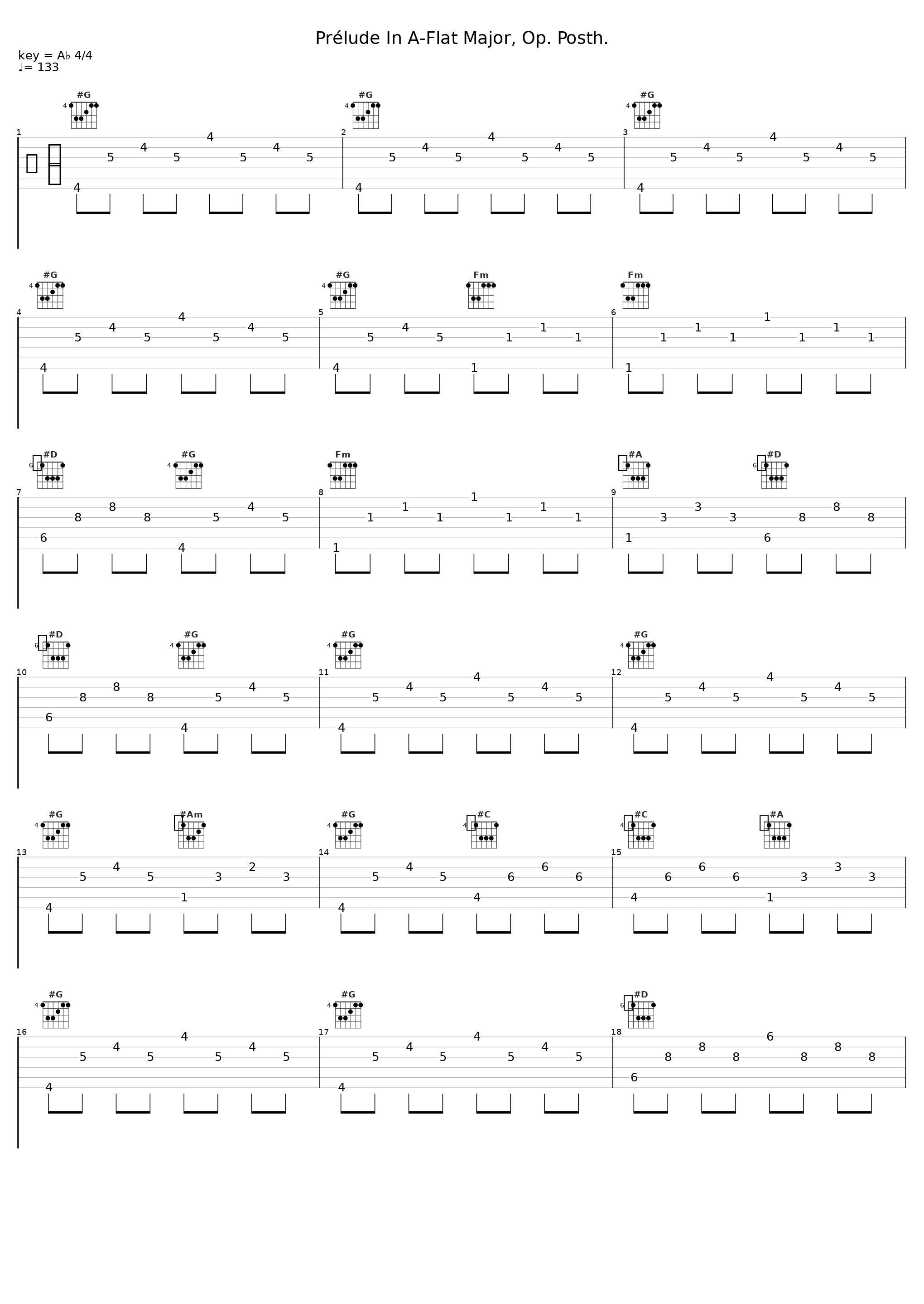 Prélude In A-Flat Major, Op. Posth._Rafal Blechacz_1