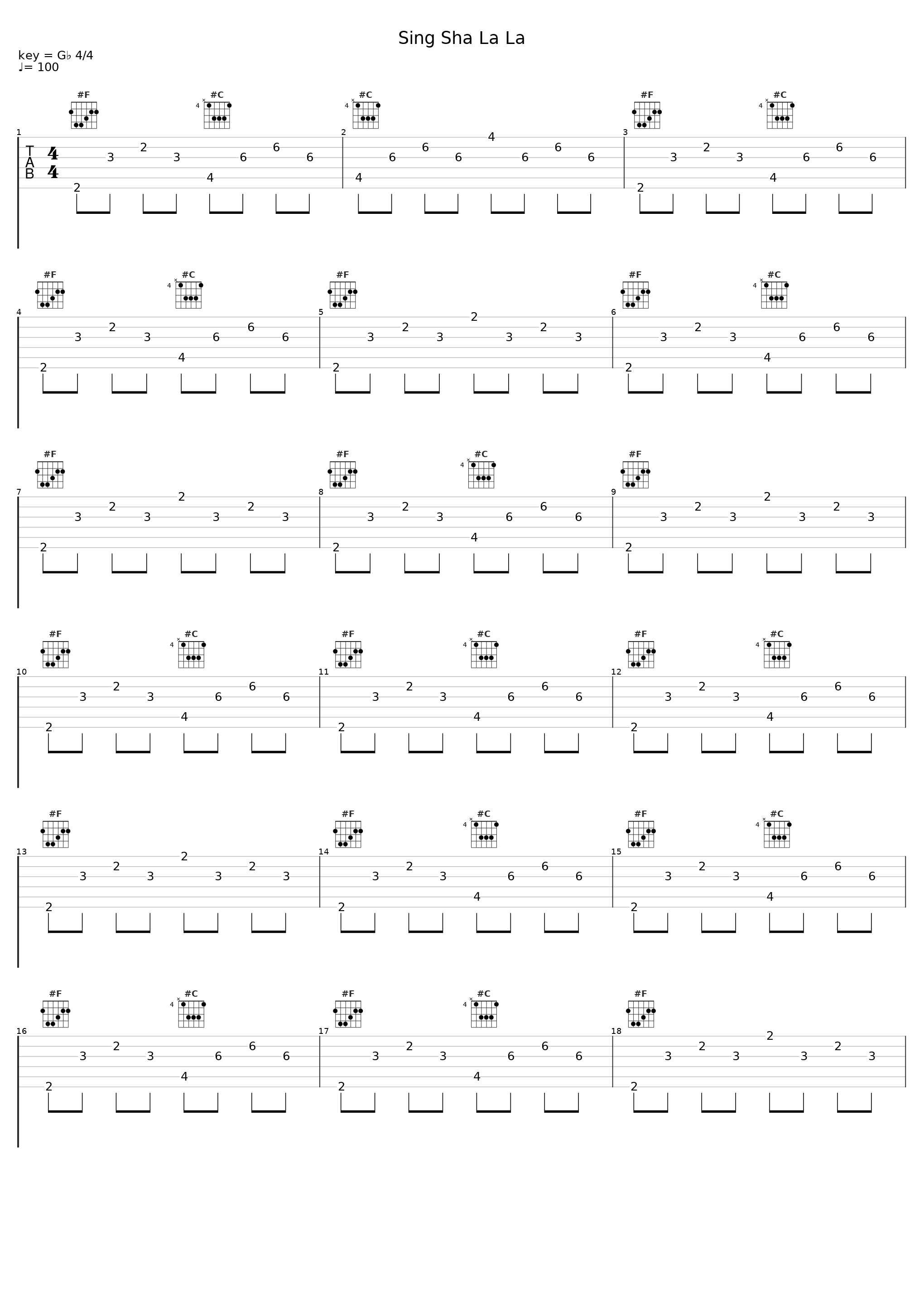 Sing Sha La La_Mario Armel_1