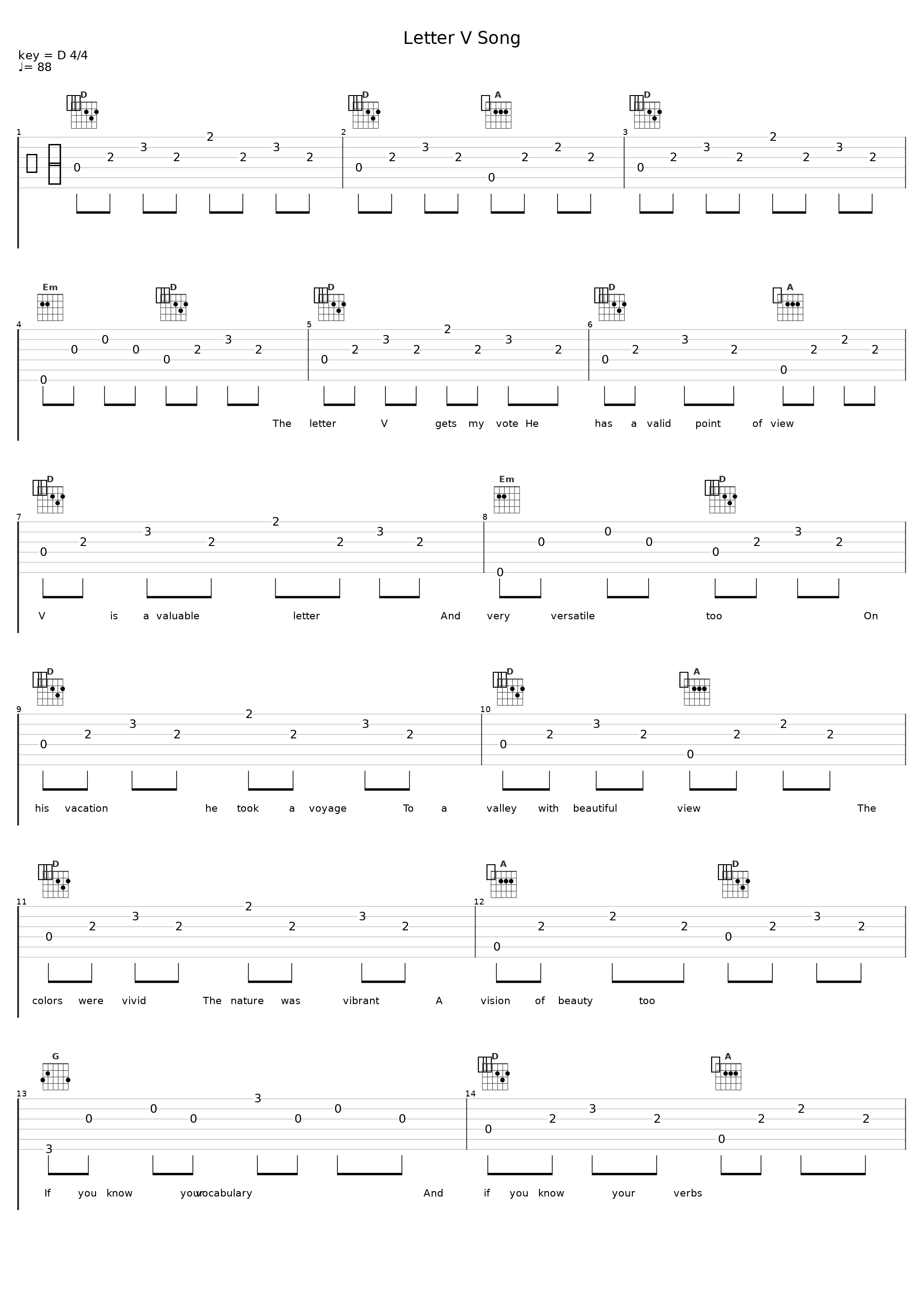 Letter V Song_The Kiboomers_1