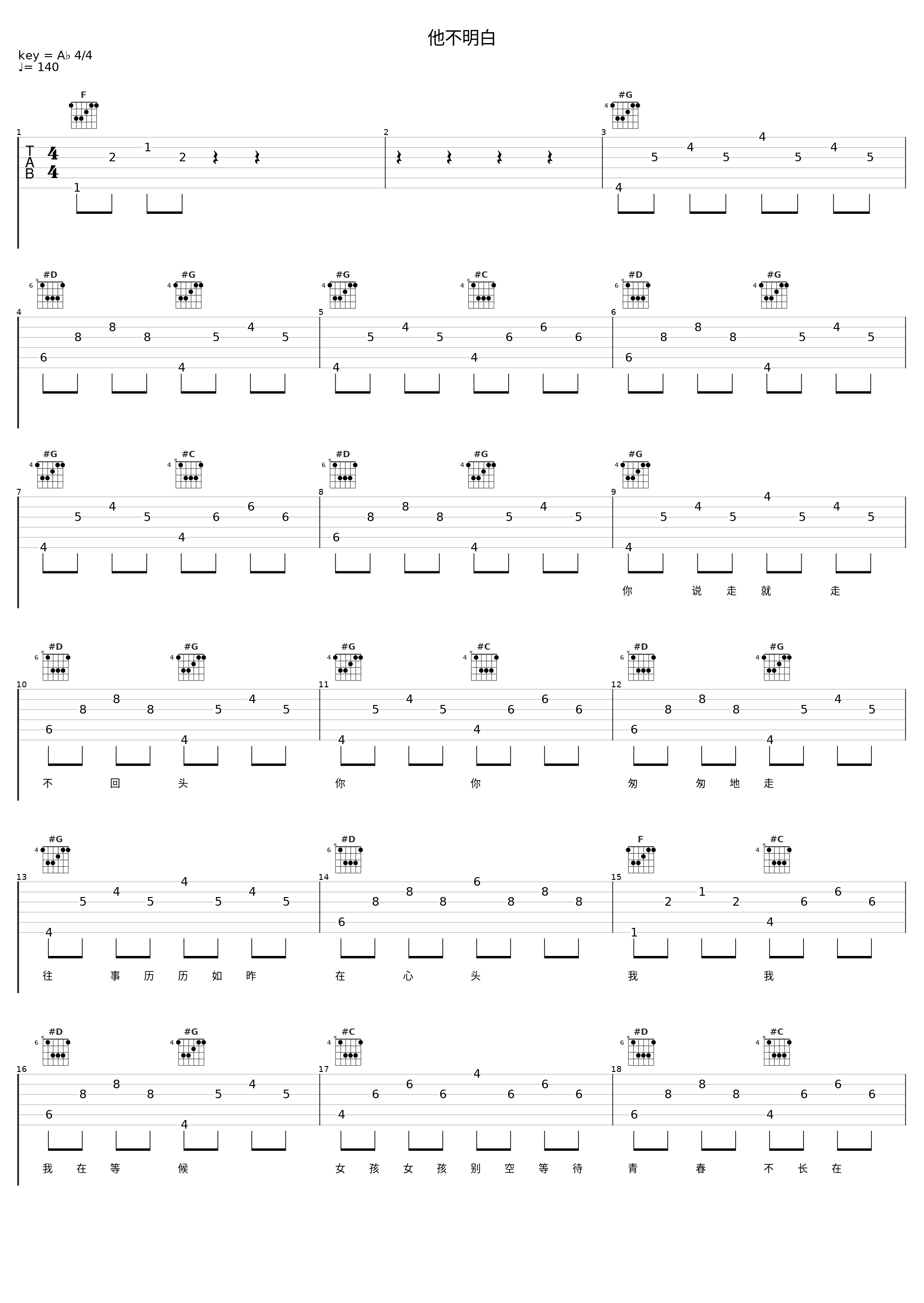 他不明白_张蔷_1