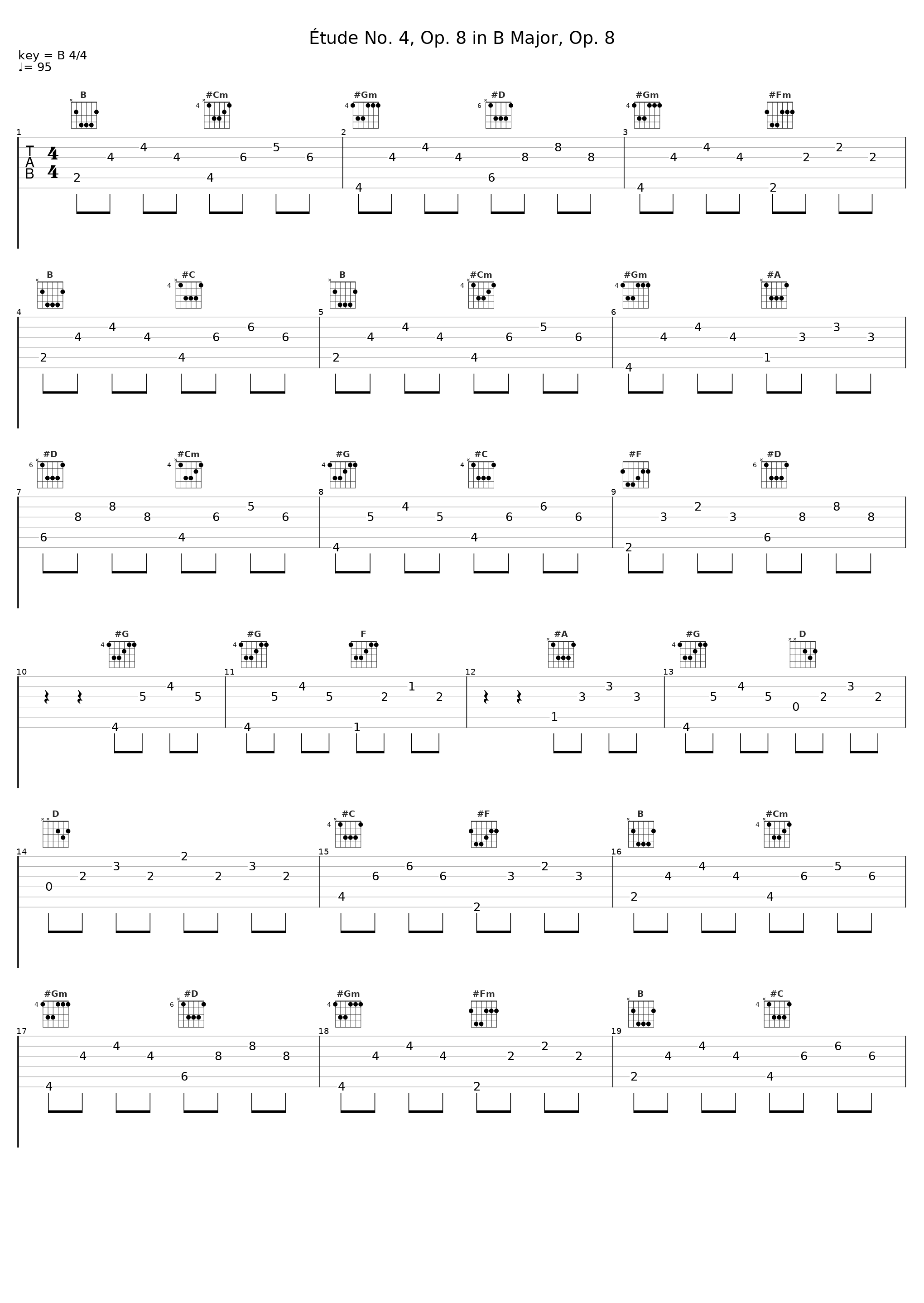 Étude No. 4, Op. 8 in B Major, Op. 8_Gustaf Oloveson_1