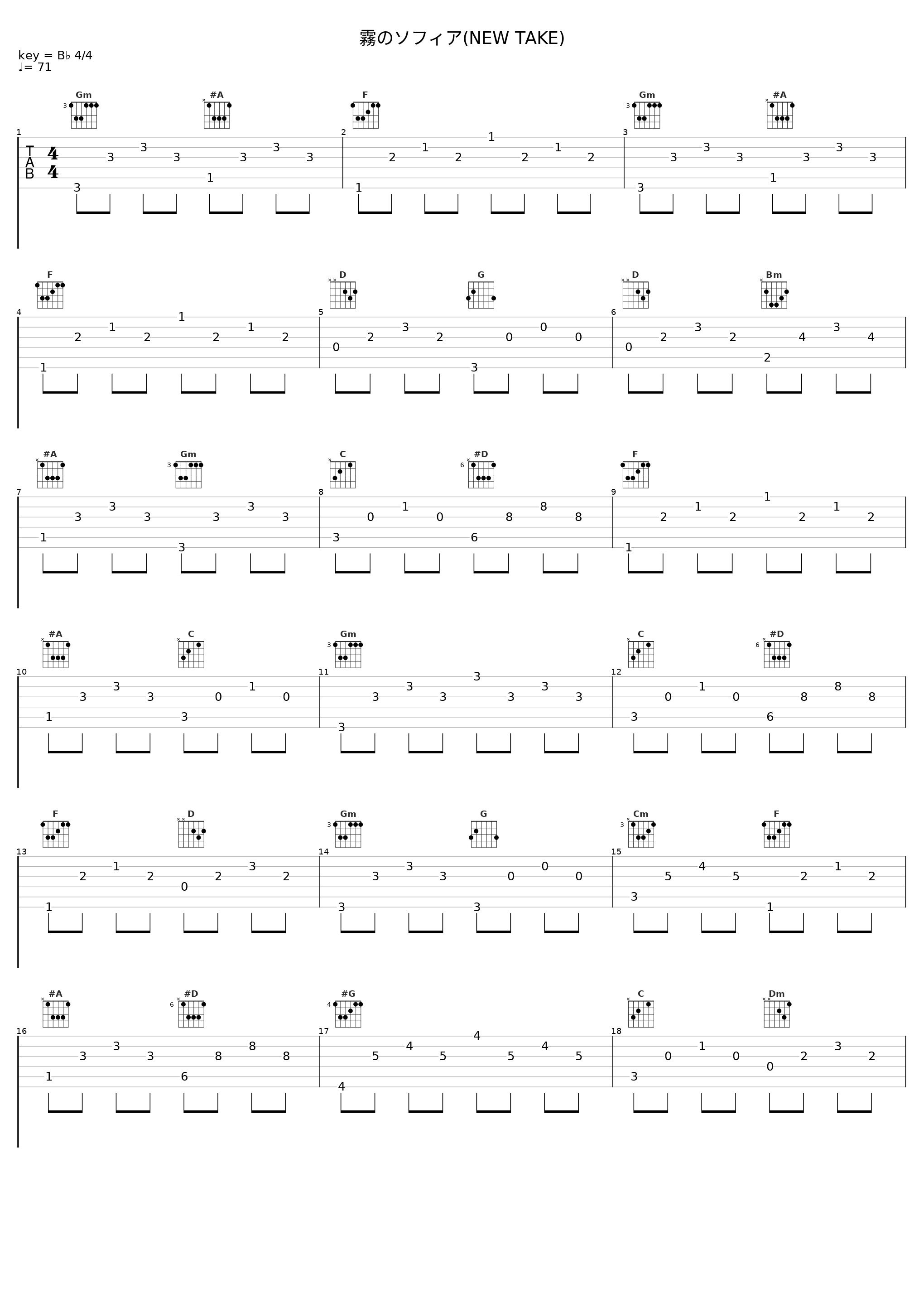 霧のソフィア(NEW TAKE)_THE ALFEE_1