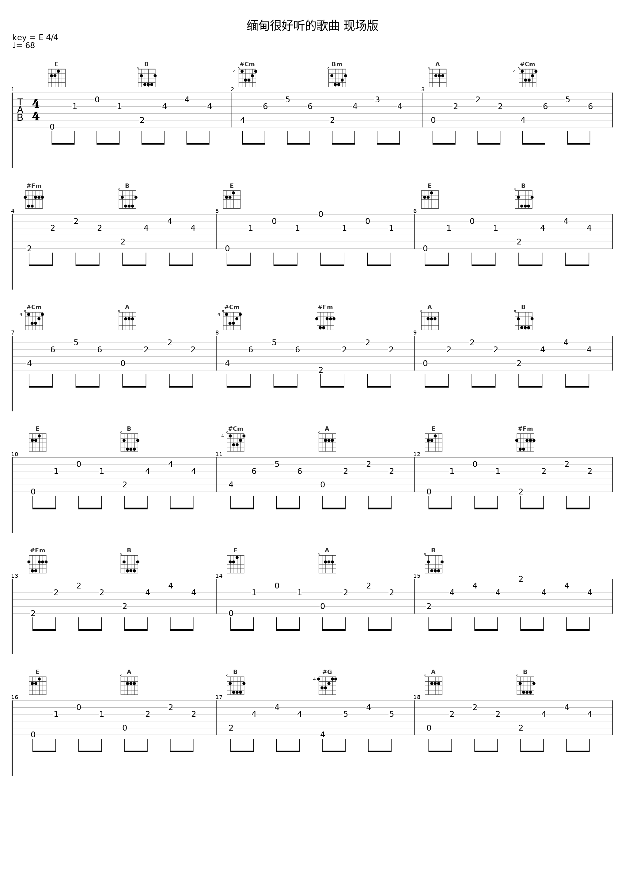 缅甸很好听的歌曲 现场版_nobodyknows+_1