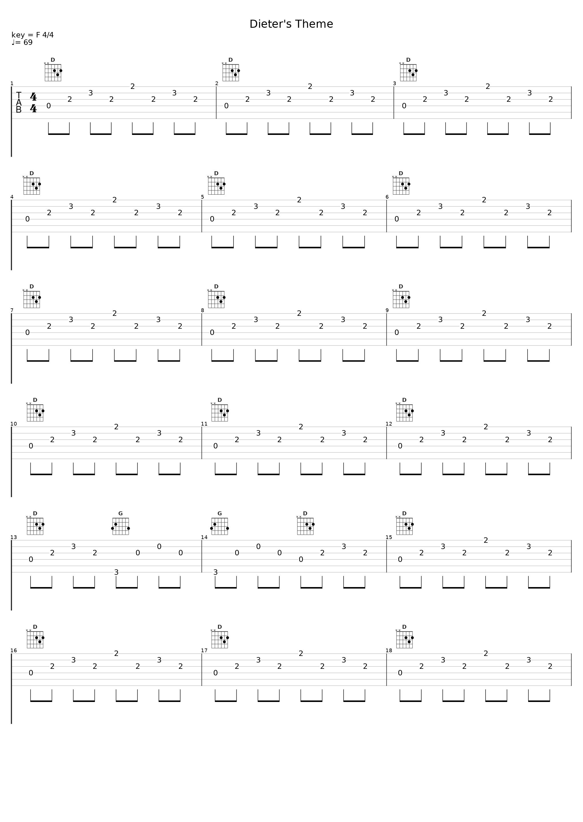 Dieter's Theme_Klaus Badelt_1