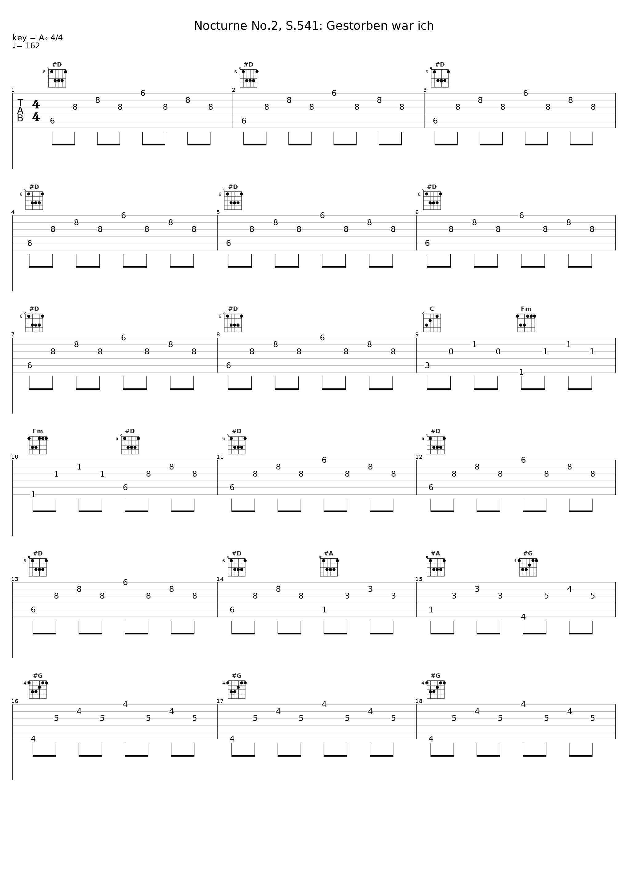 Nocturne No.2, S.541: Gestorben war ich_Gustaf Oloveson_1