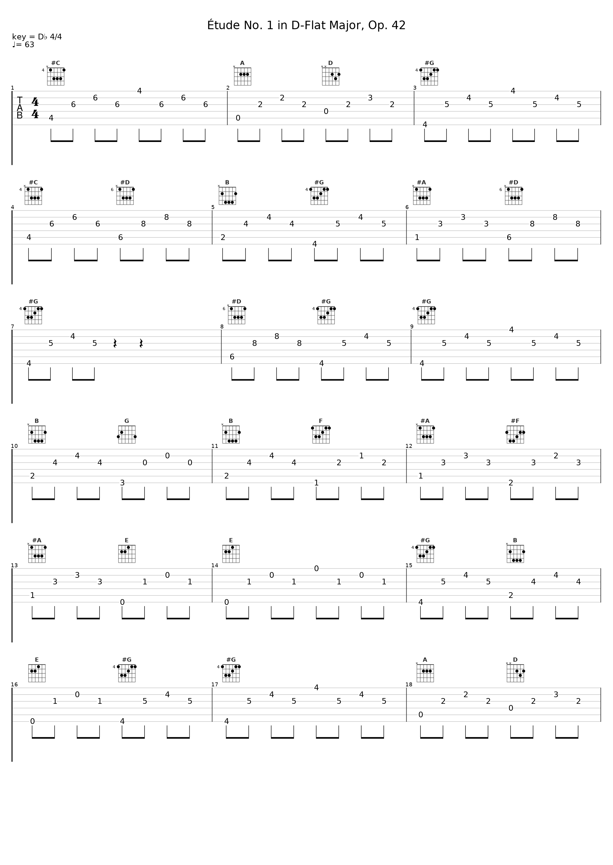 Étude No. 1 in D-Flat Major, Op. 42_Gustaf Oloveson_1
