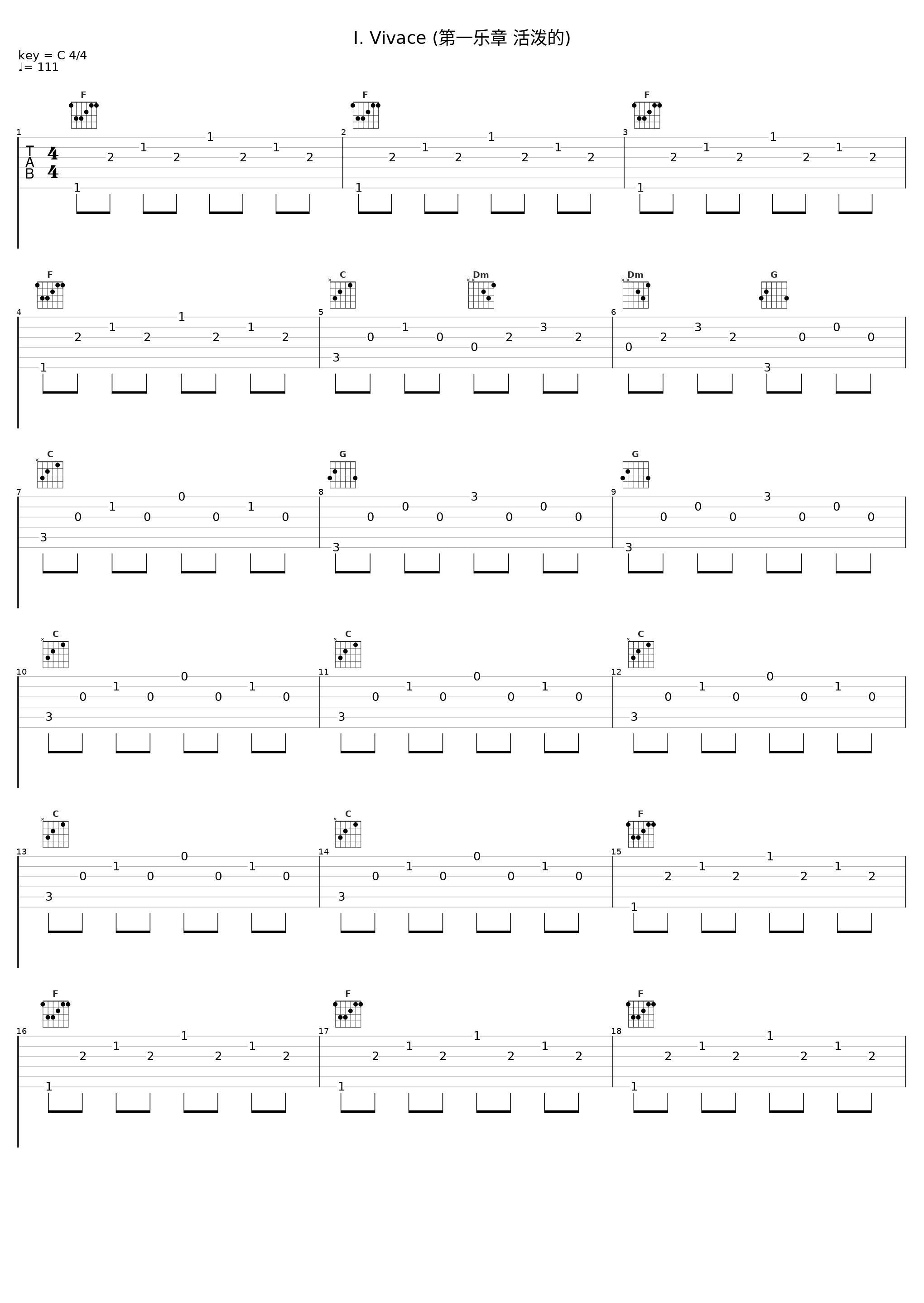 I. Vivace (第一乐章 活泼的)_Frans Brüggen,Anner Bylsma,Gustav Leonhardt_1