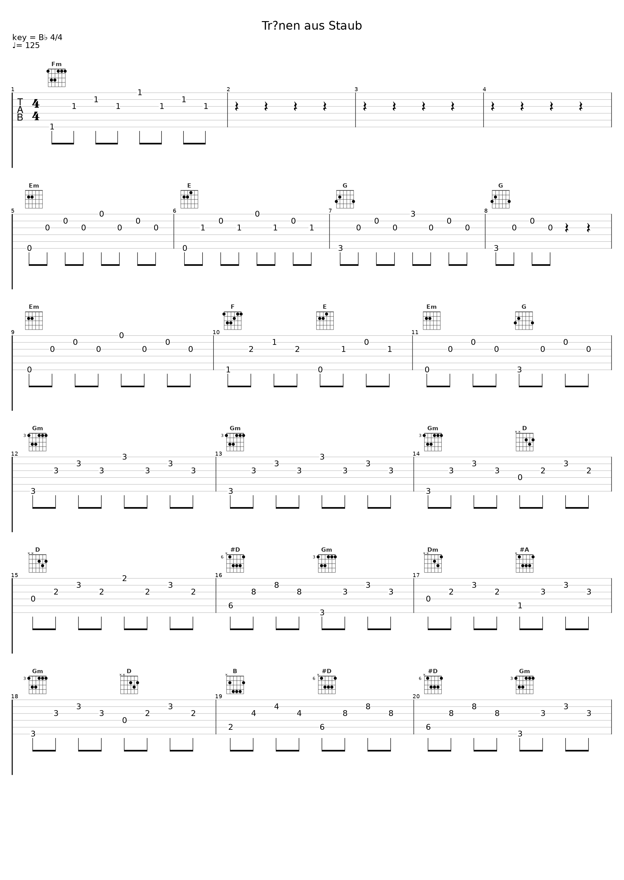 Tränen aus Staub_Melotron_1
