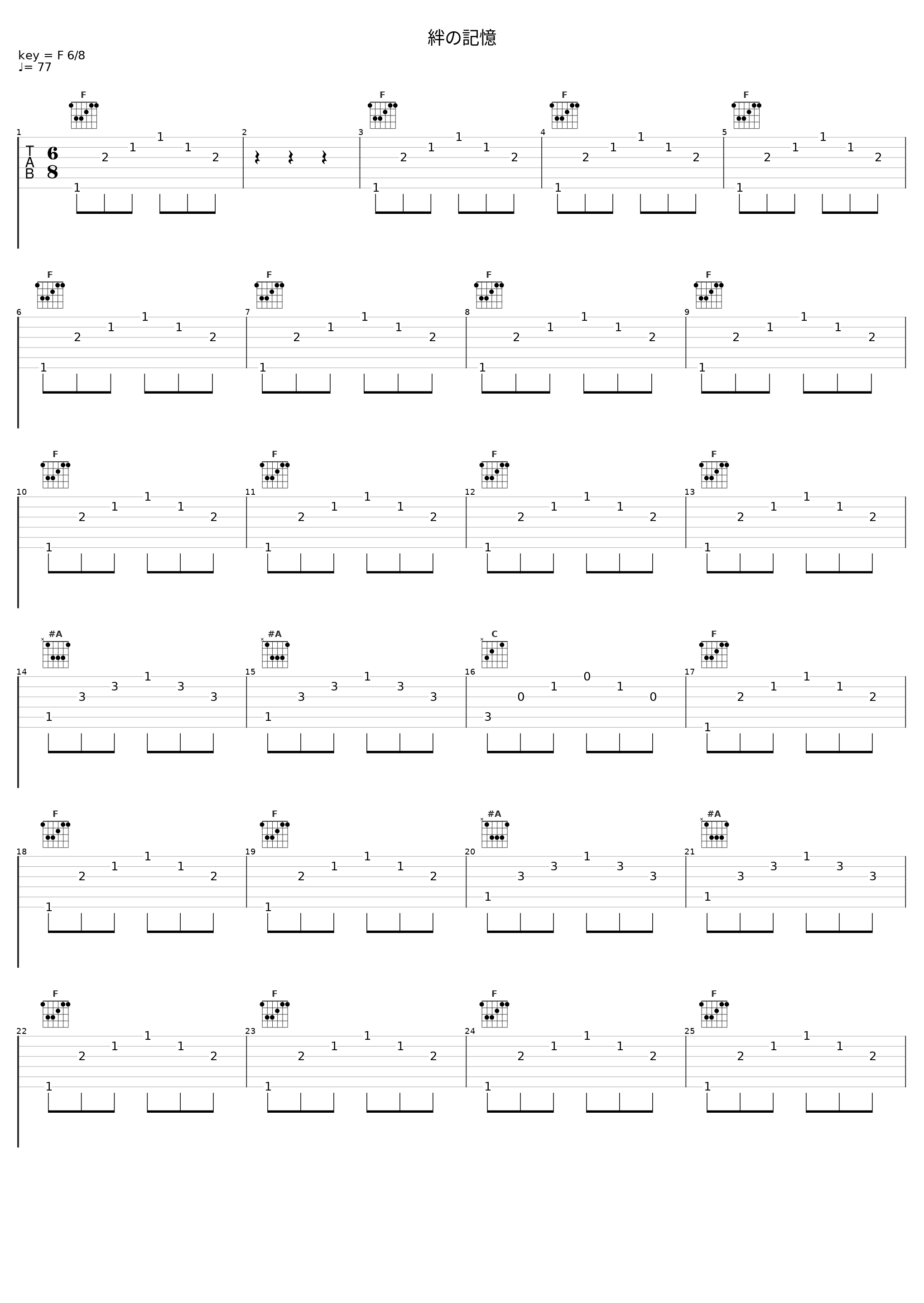 絆の記憶_加藤达也_1