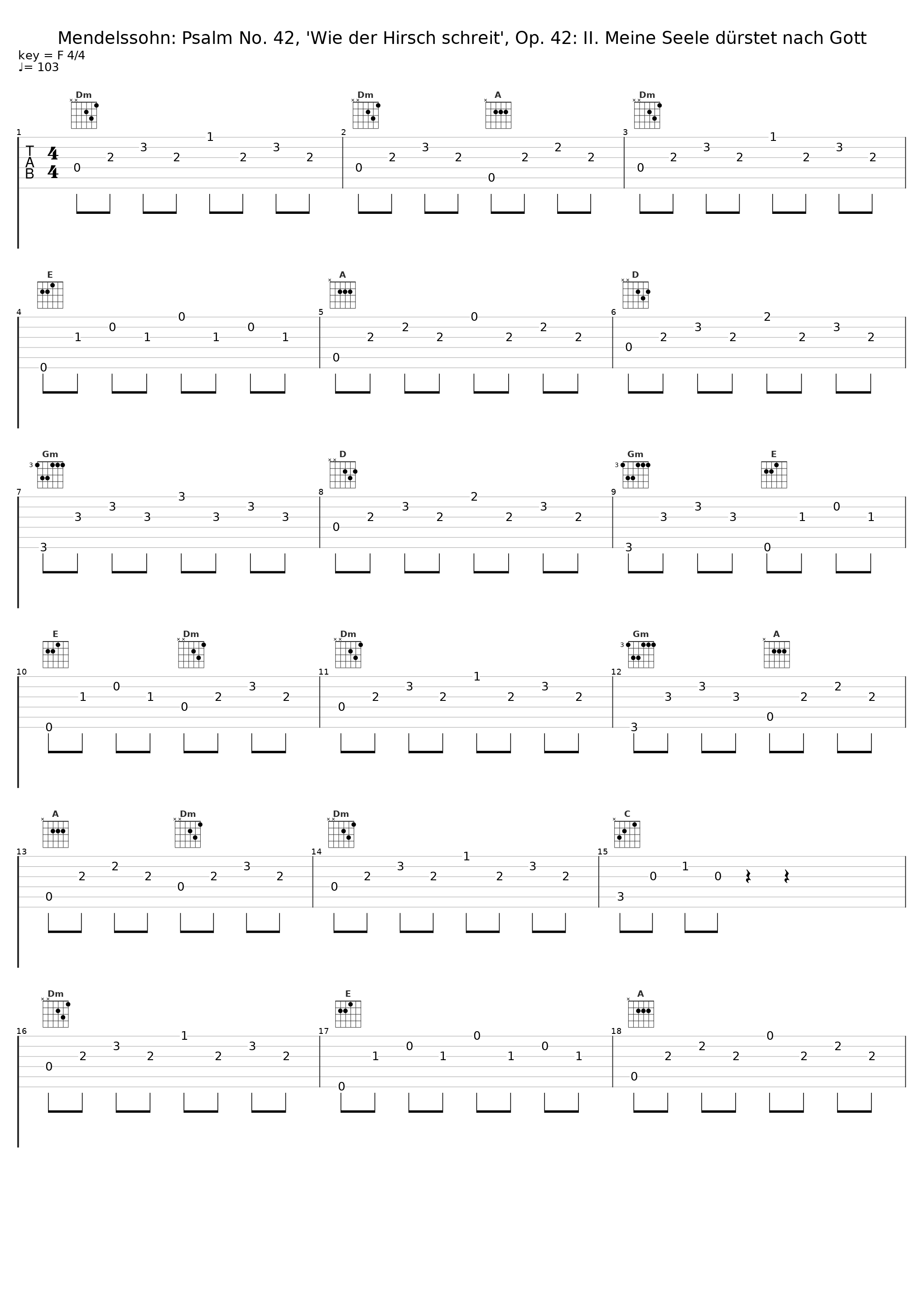 Mendelssohn: Psalm No. 42, 'Wie der Hirsch schreit', Op. 42: II. Meine Seele dürstet nach Gott_Michel Corboz_1