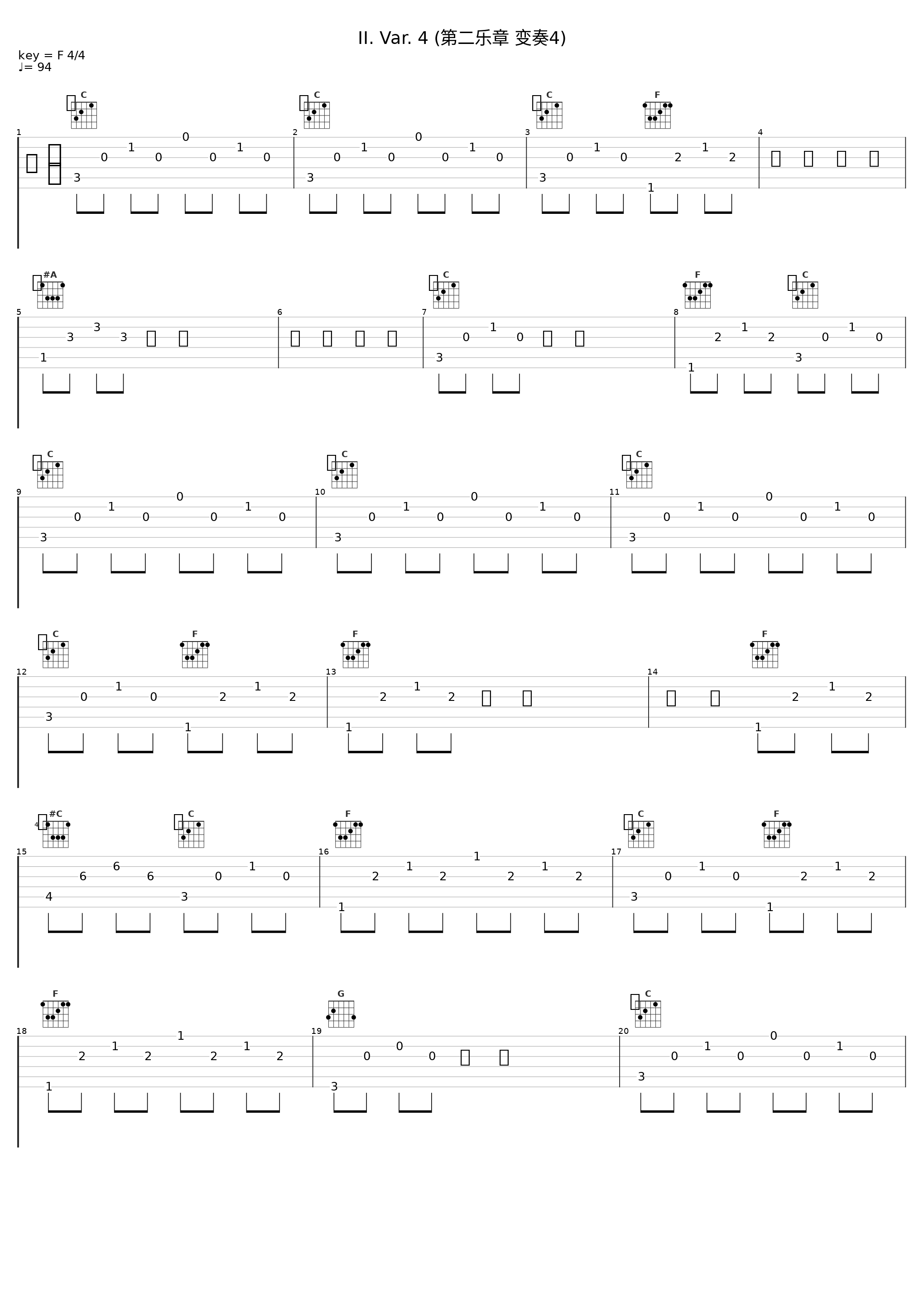 II. Var. 4 (第二乐章 变奏4)_Jascha Heifetz_1
