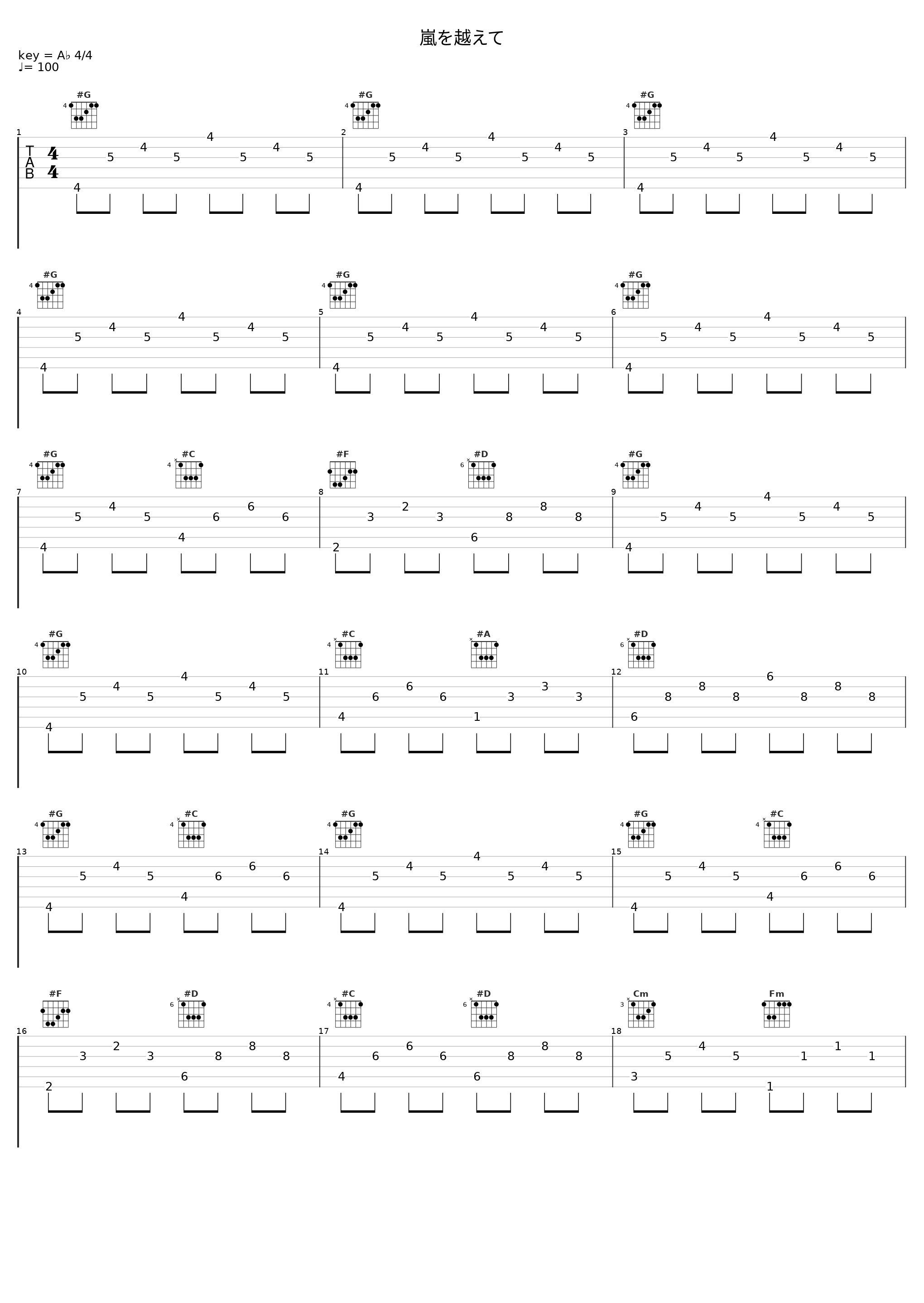 嵐を越えて_霜月遥_1