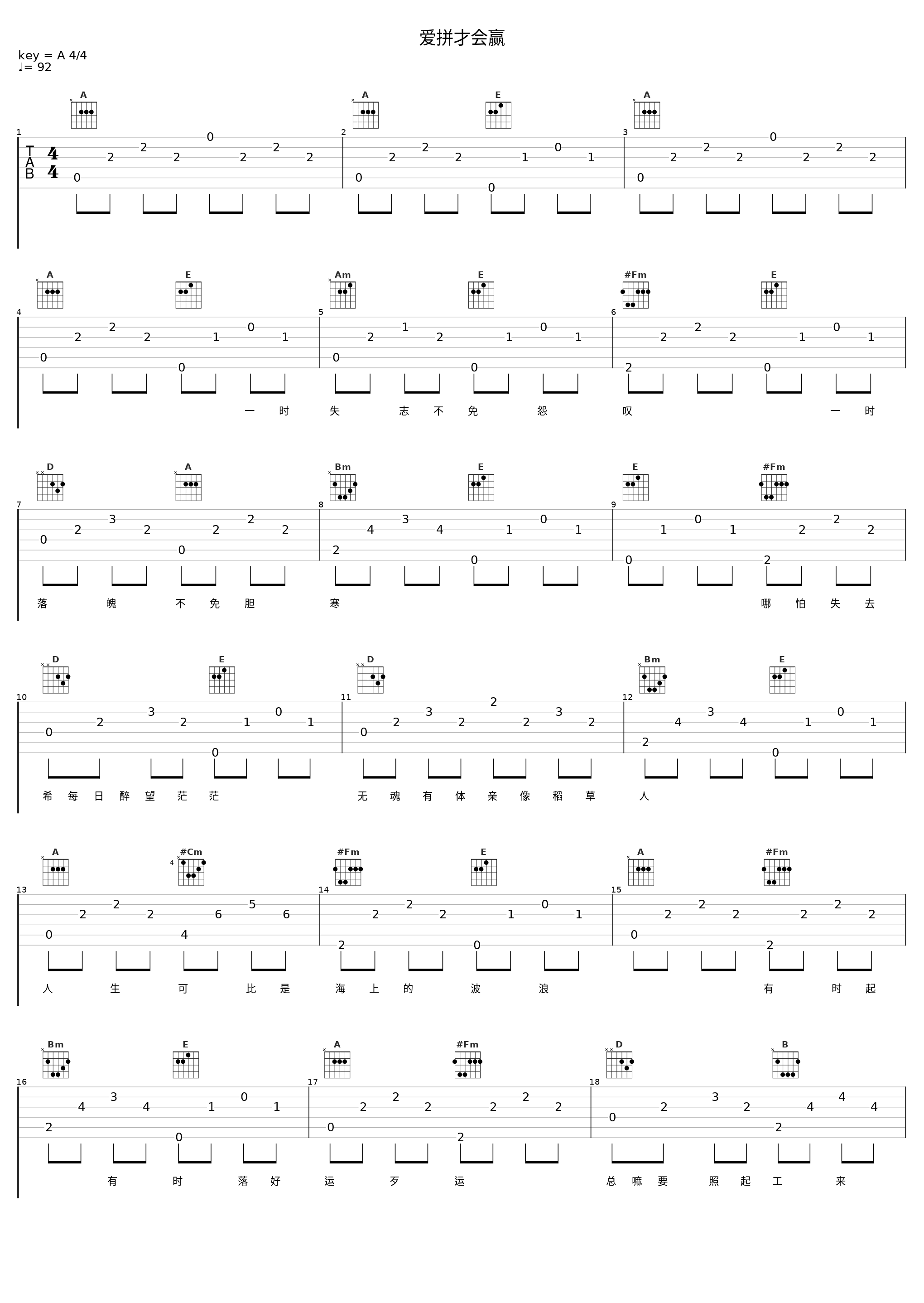 爱拼才会赢_洛天依_1