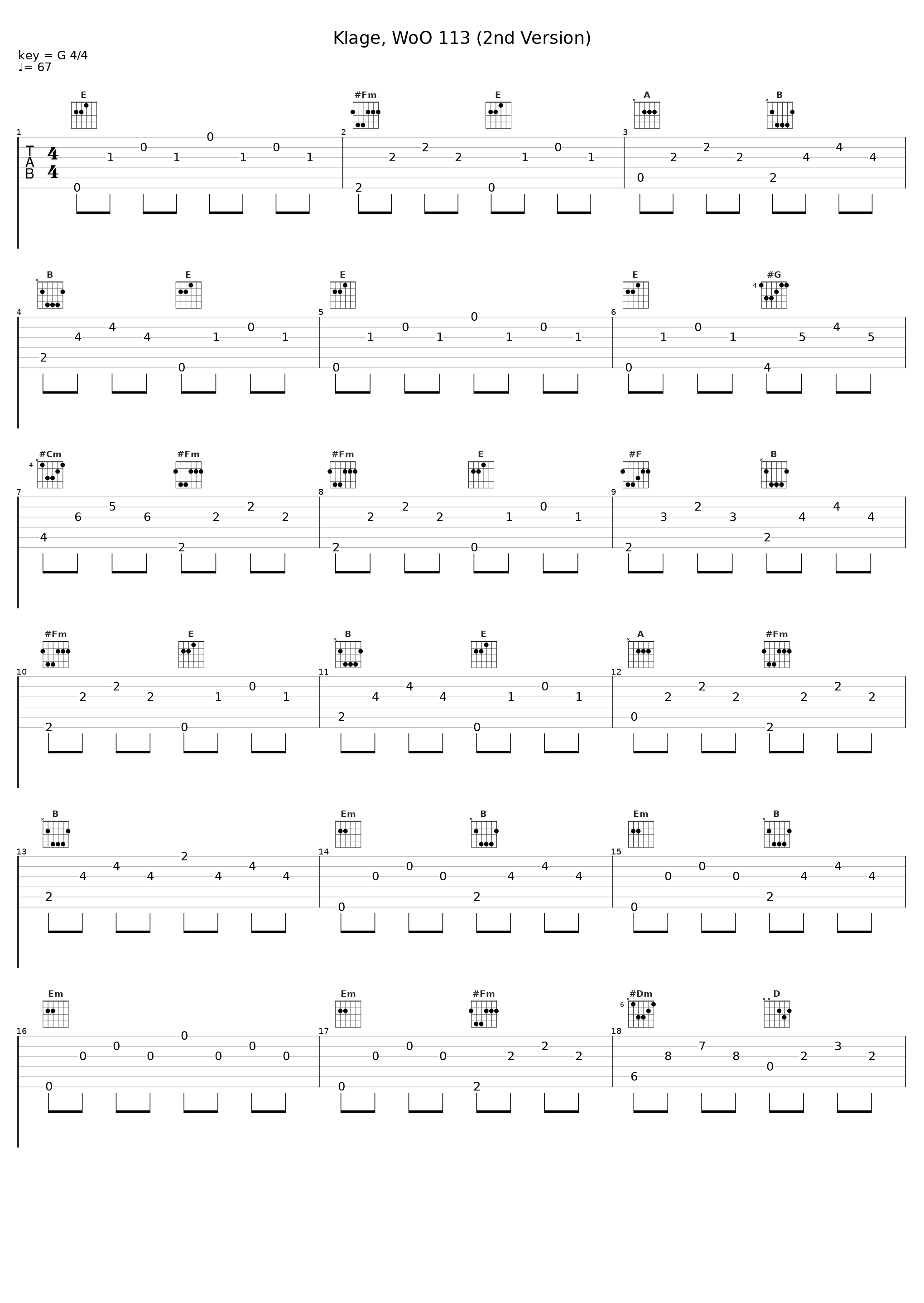 Klage, WoO 113 (2nd Version)_Rainer Trost_1
