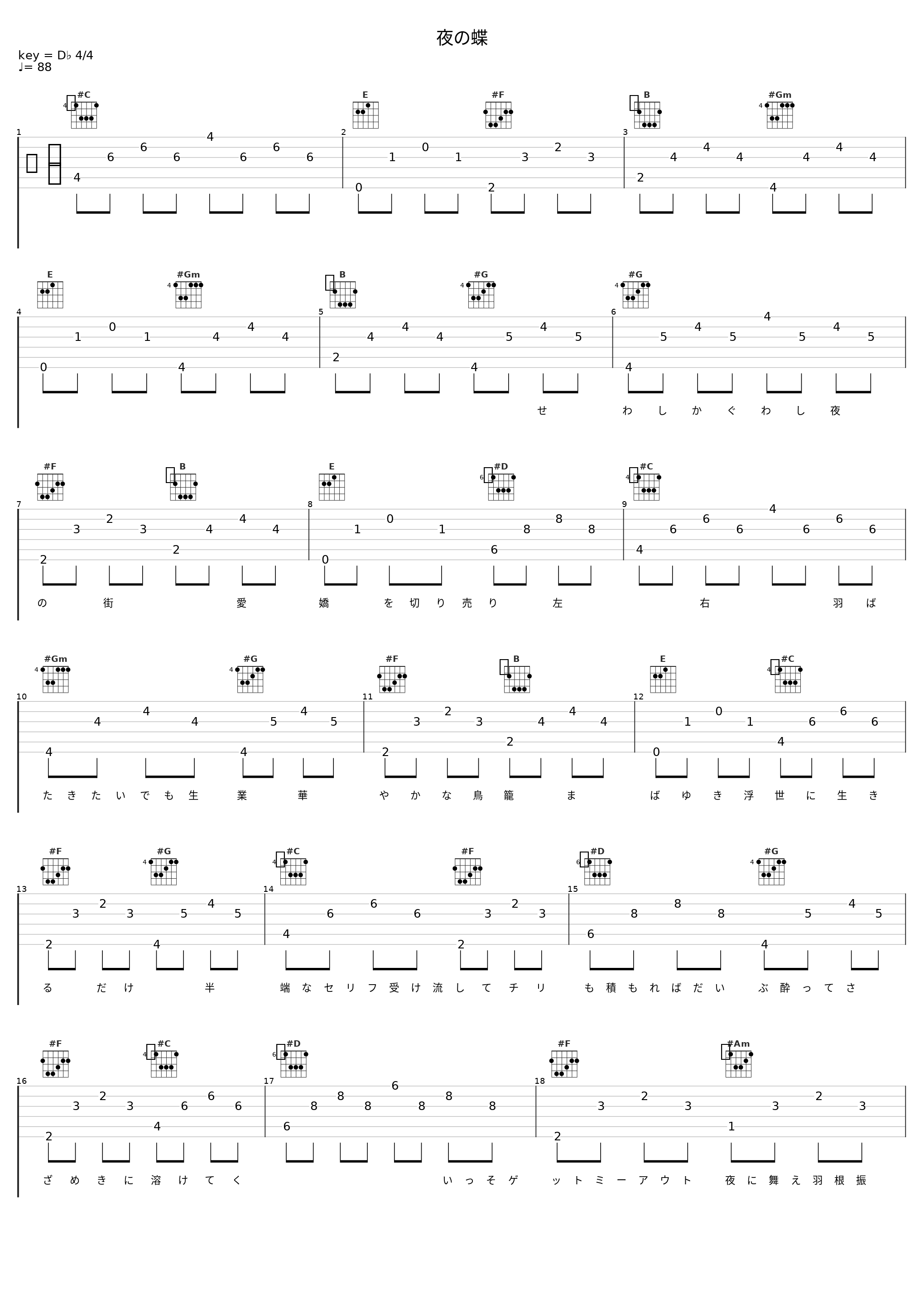 夜の蝶_KEYTALK_1