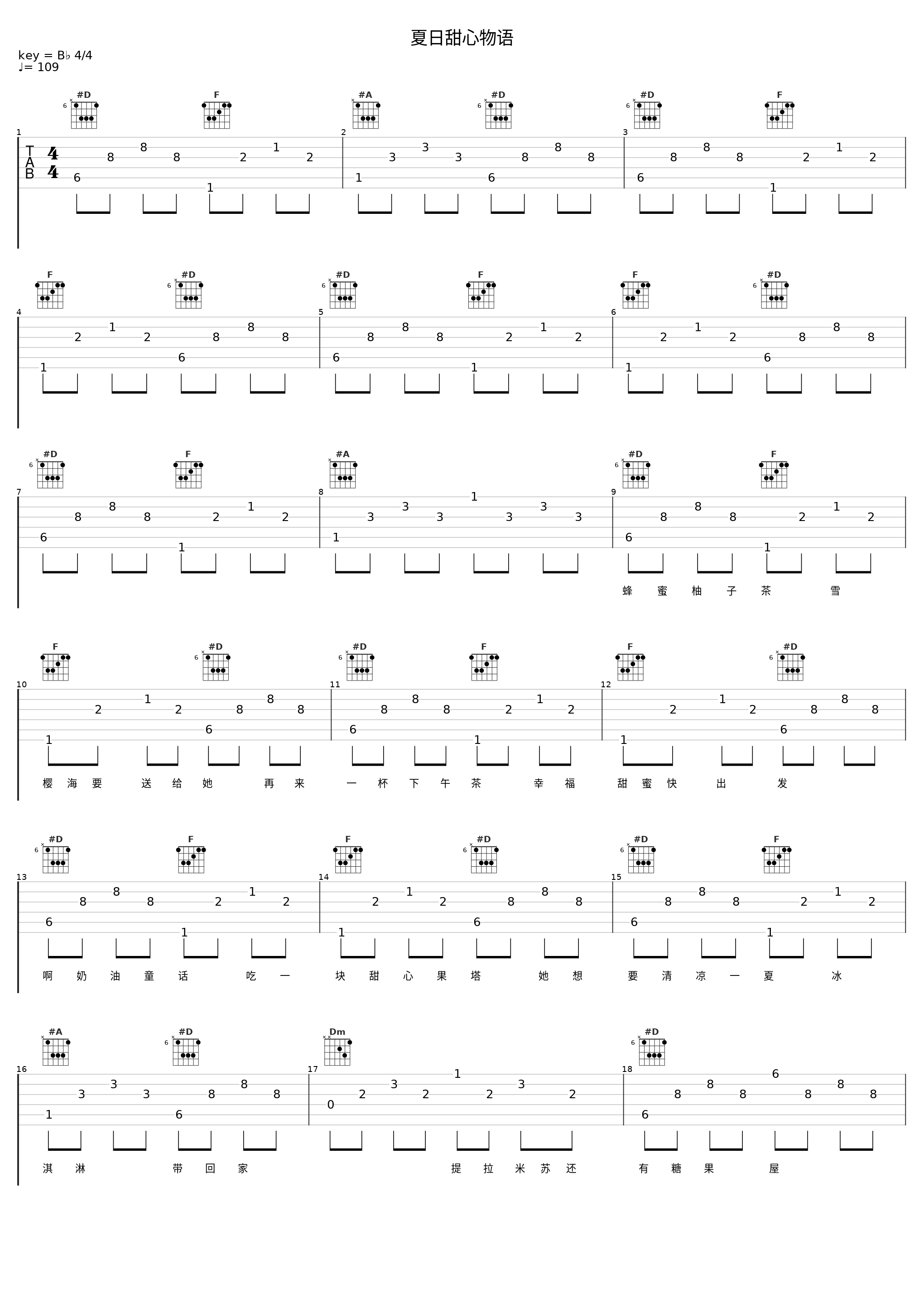 夏日甜心物语_洛天依_1