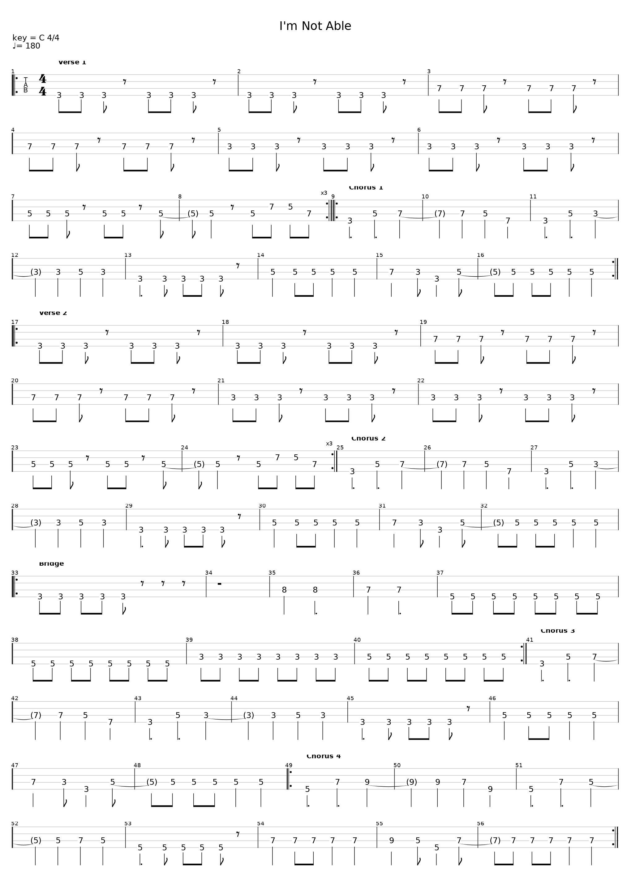 I'm Not Able (Bass Tab)_Saving Peach_1